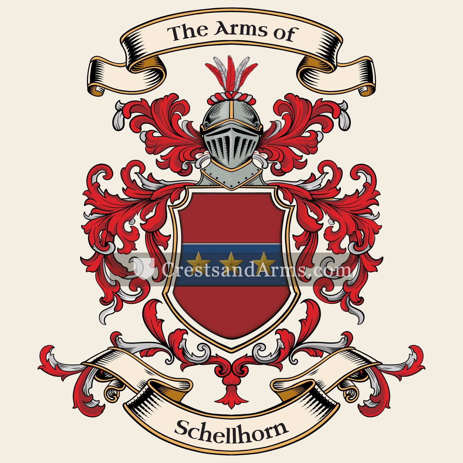 The Schellhorn coat of arms