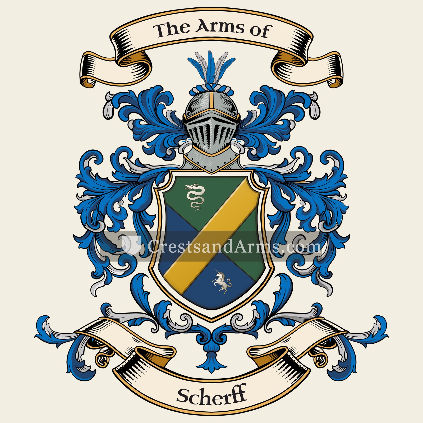 The Scherff coat of arms