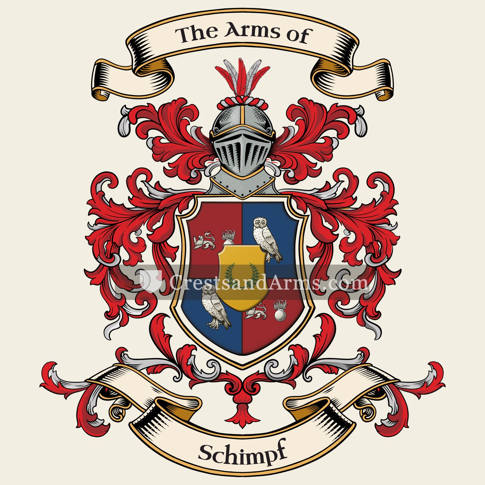 The Schimpf coat of arms