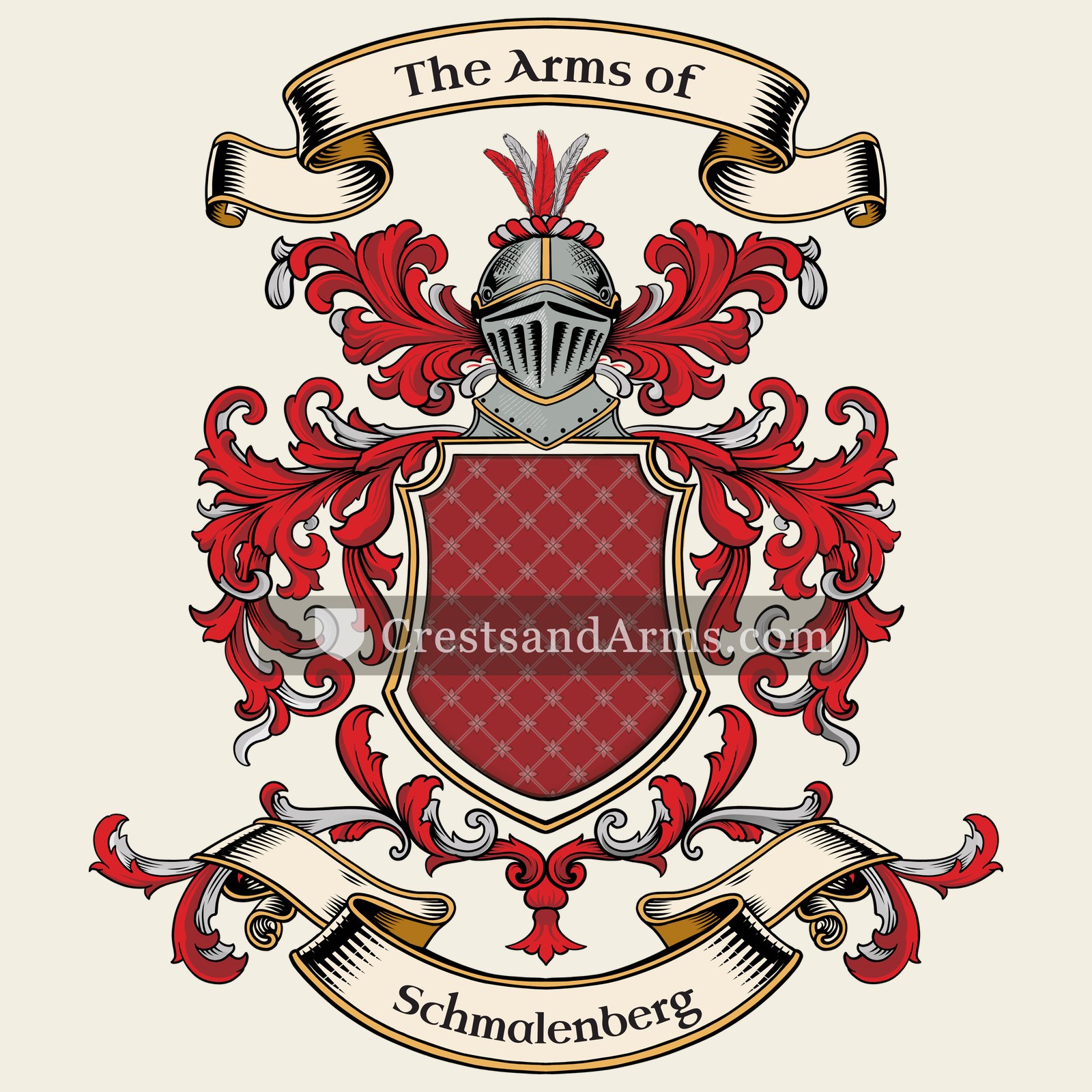The Schmalenberg coat of arms, drawn from the recorded blazon
