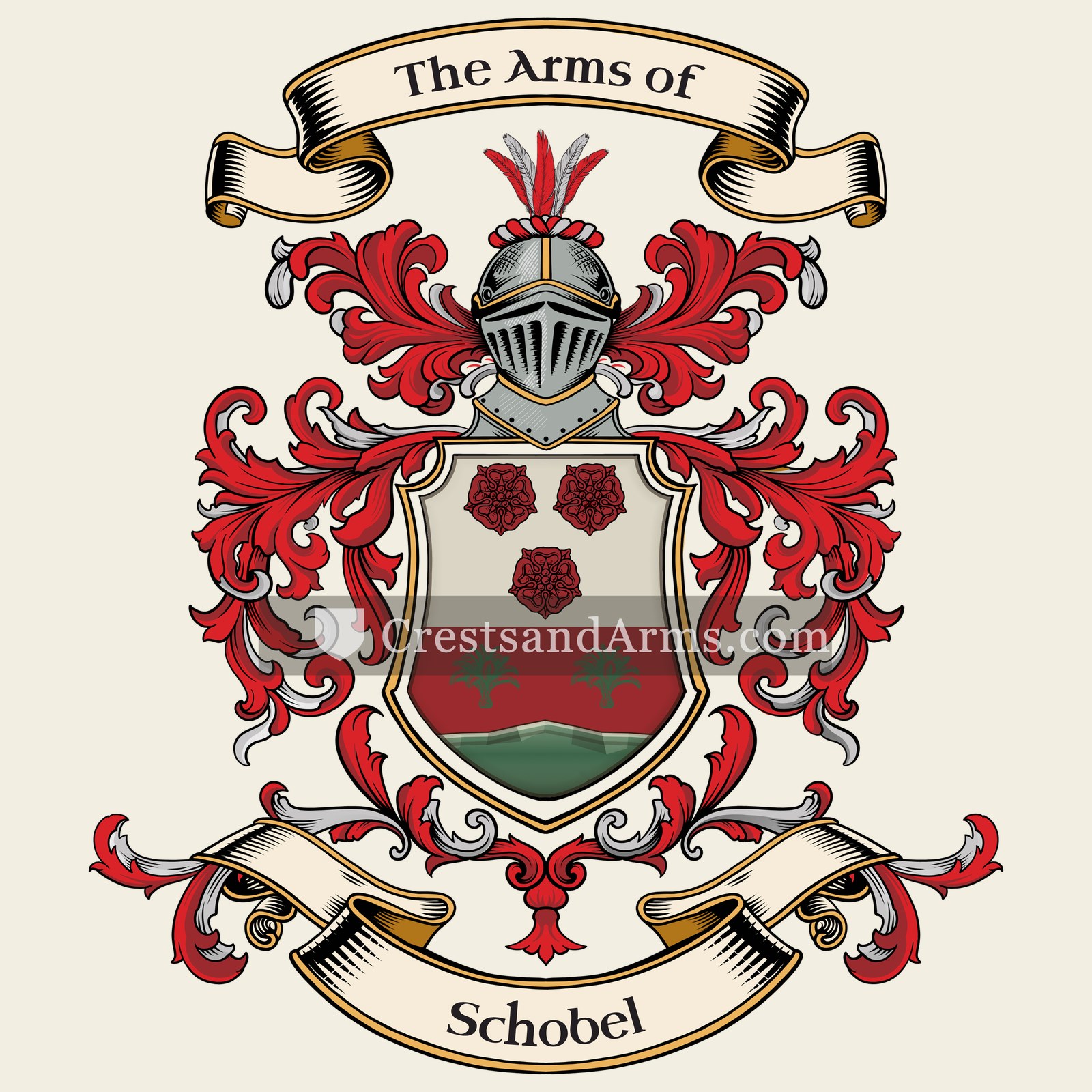 The Schobel coat of arms