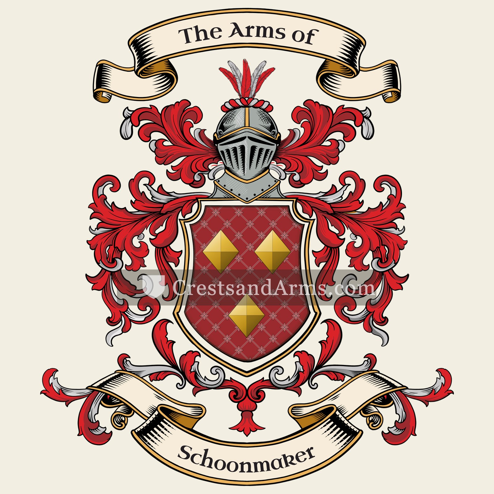 The Schoonmaker coat of arms