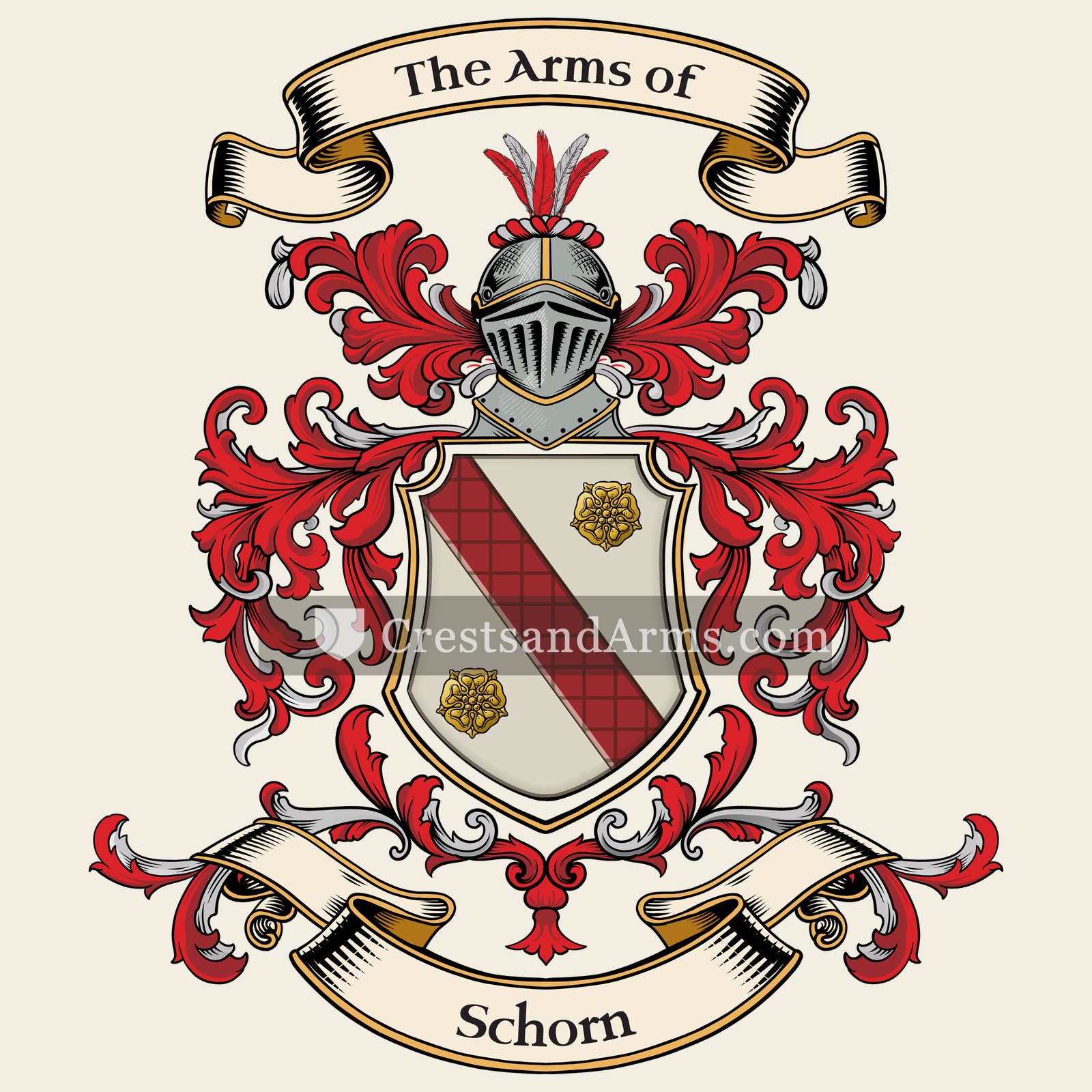 The Schorn coat of arms