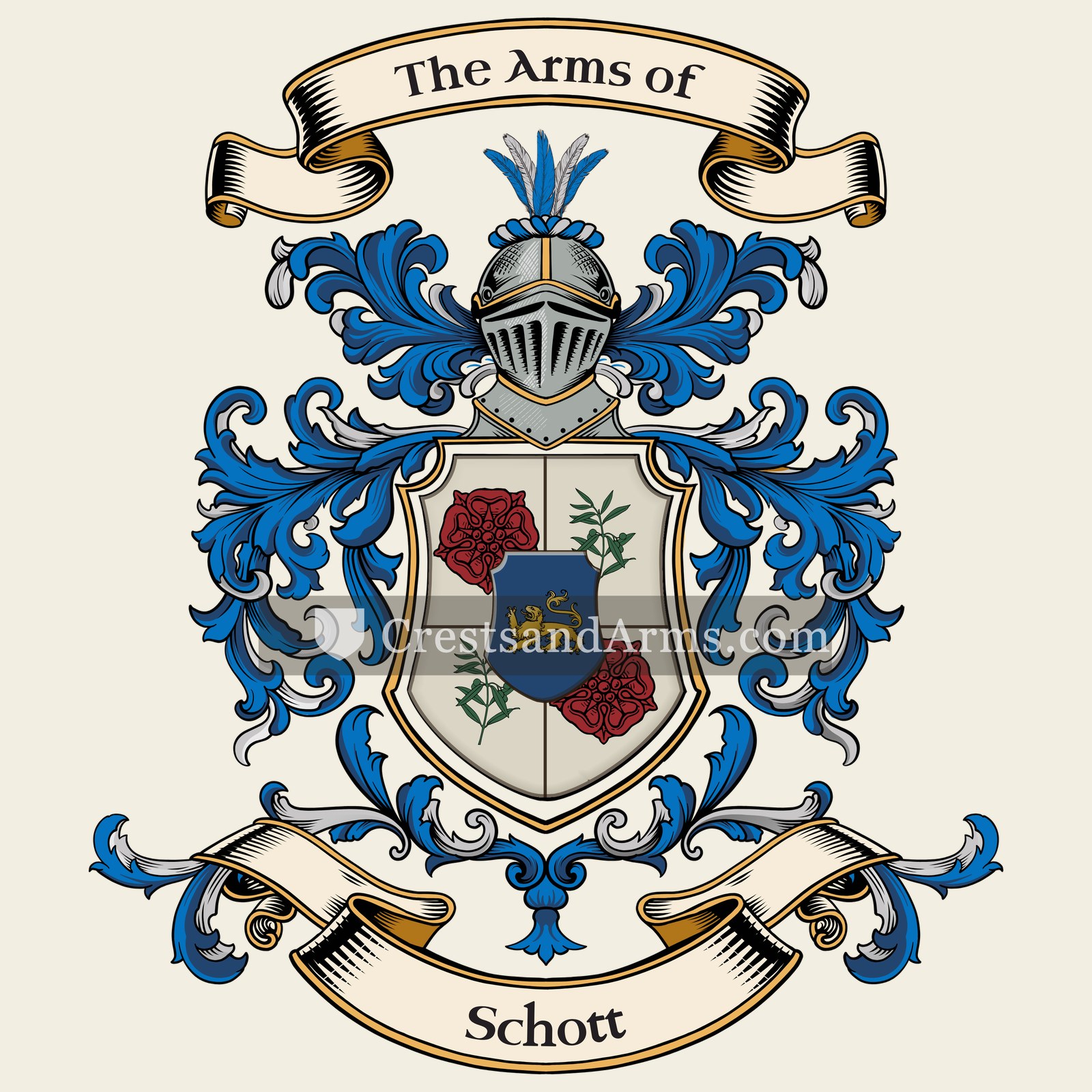 The Schott coat of arms