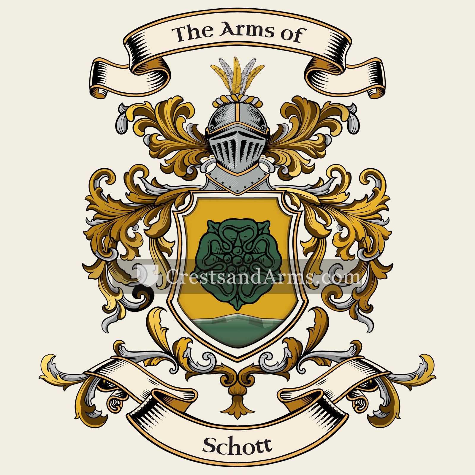 The Schott coat of arms