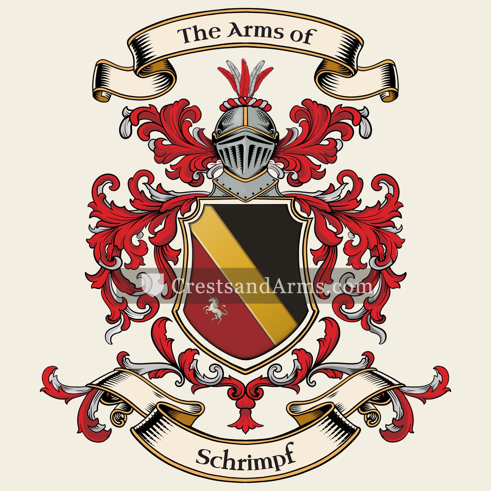 The Schrimpf coat of arms
