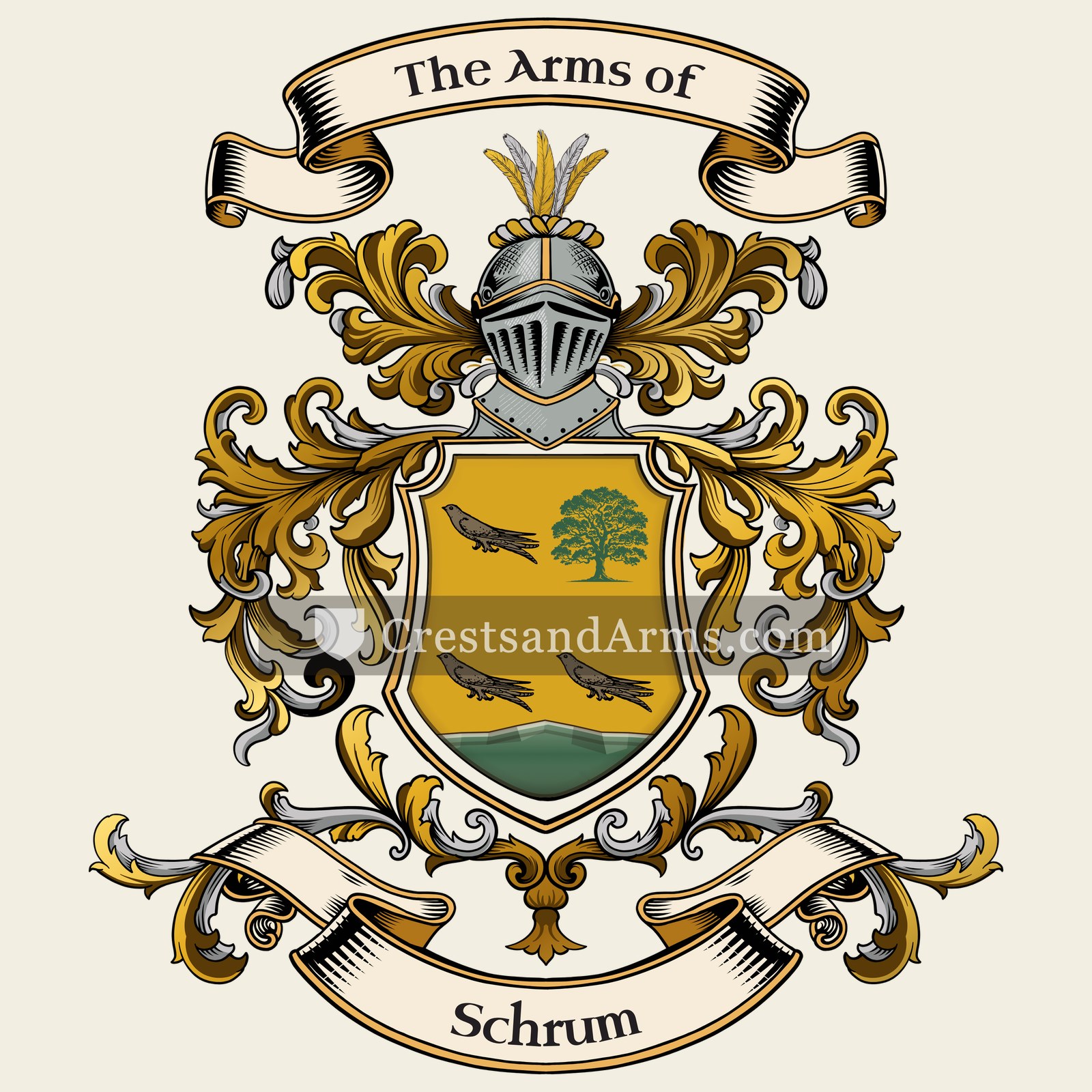 The Schrum coat of arms