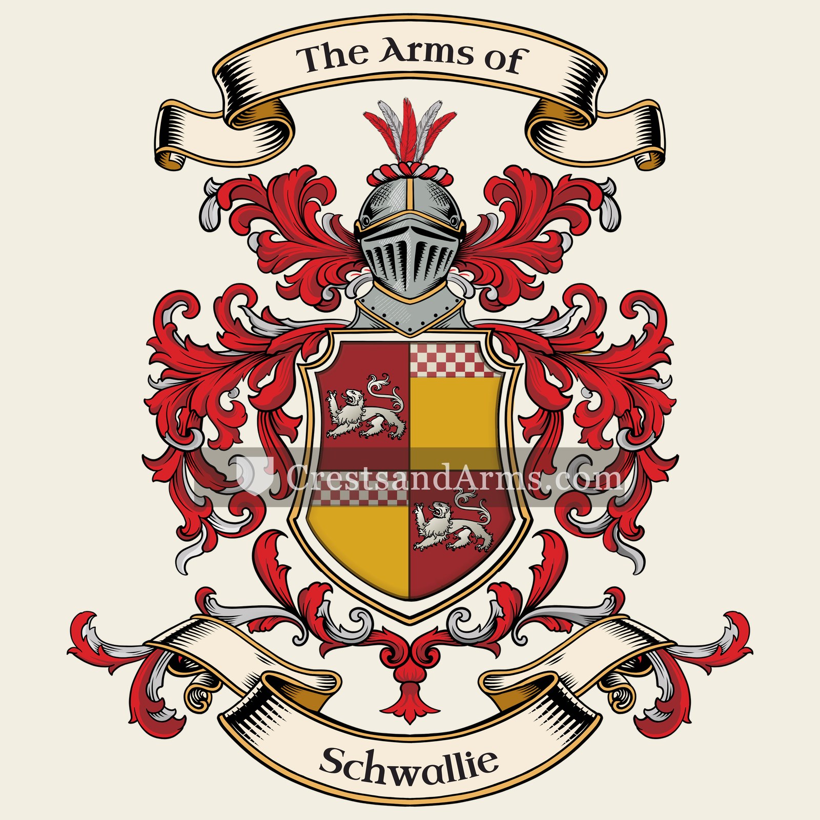 The Schwallie coat of arms