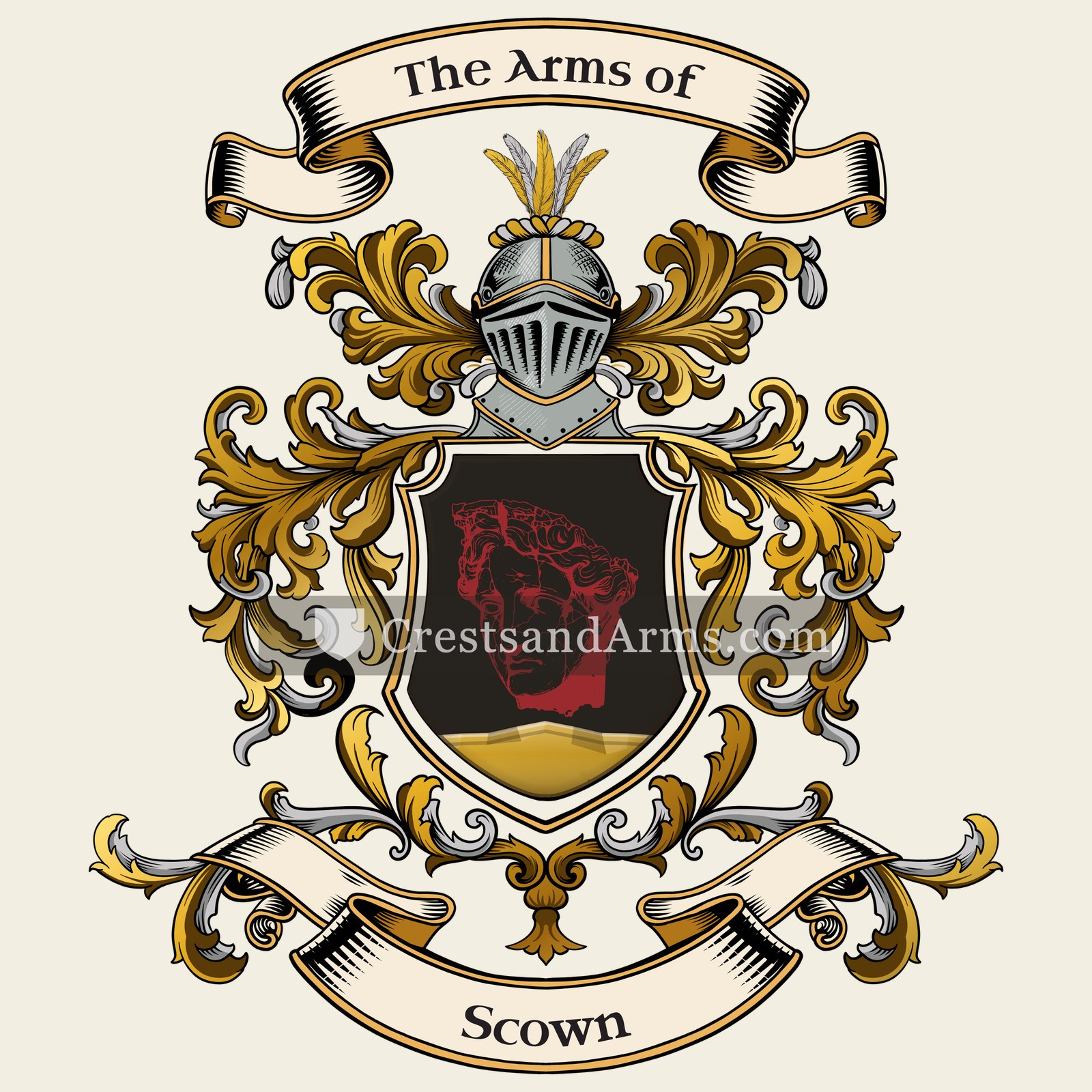 The Scown coat of arms