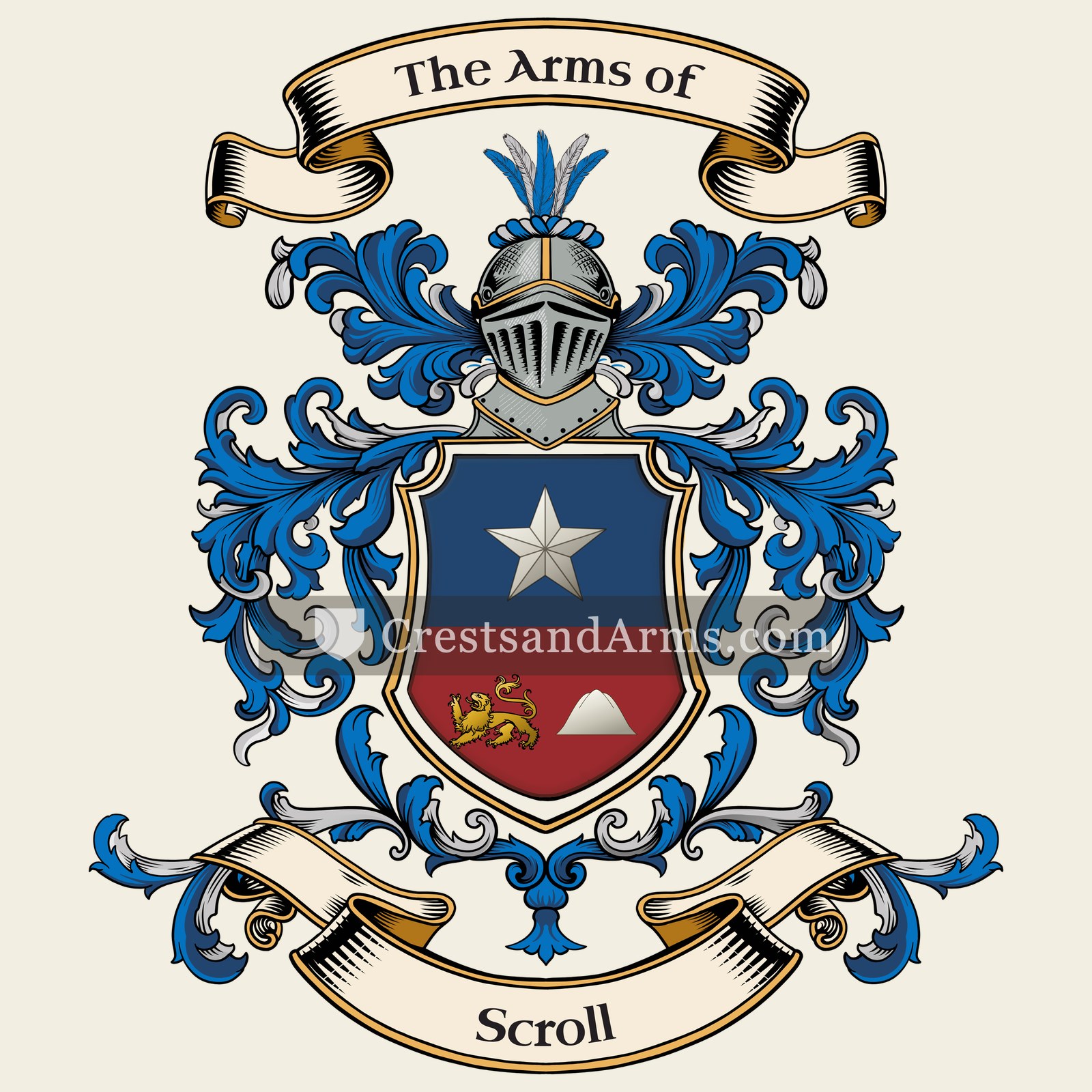 The Scroll coat of arms