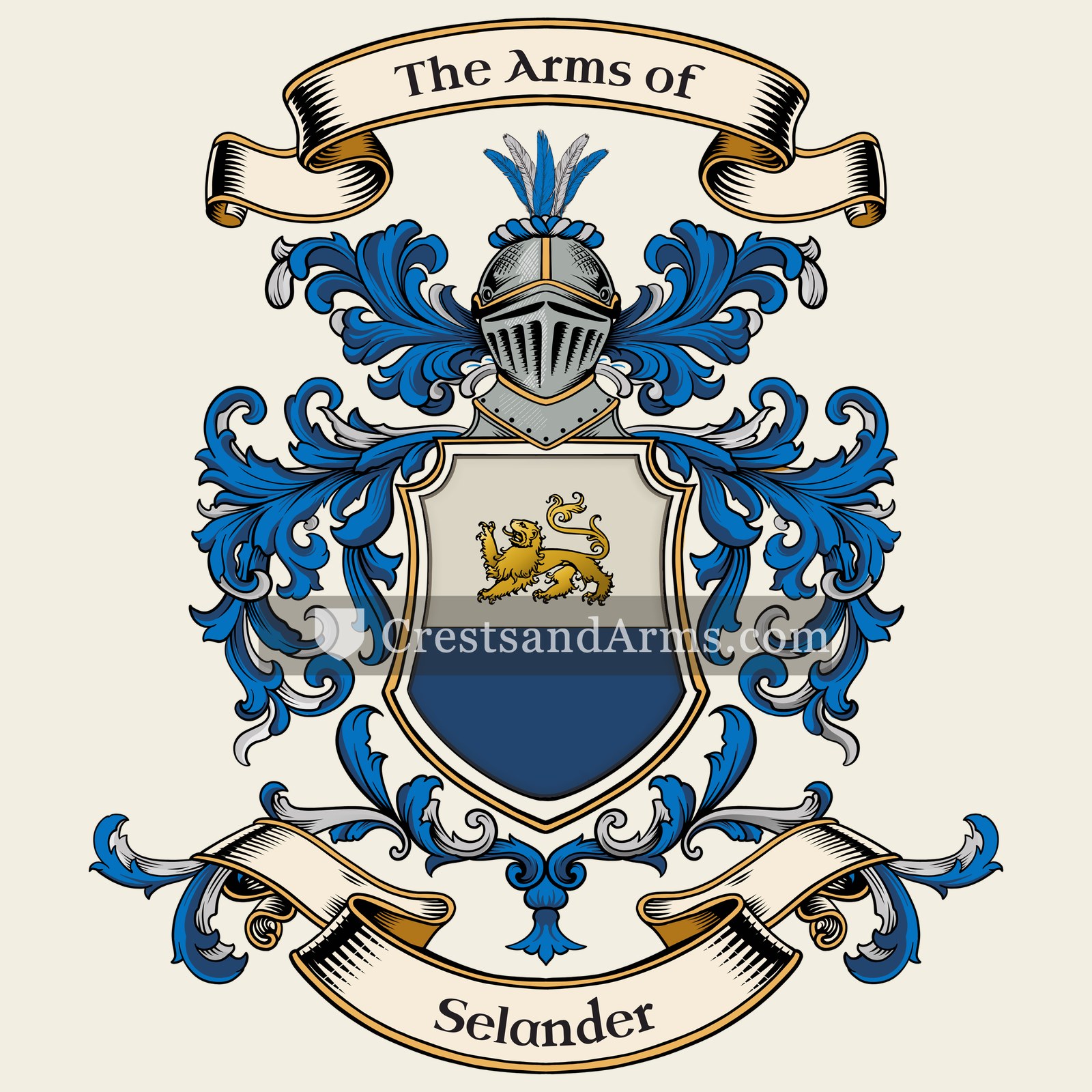 The Selander coat of arms