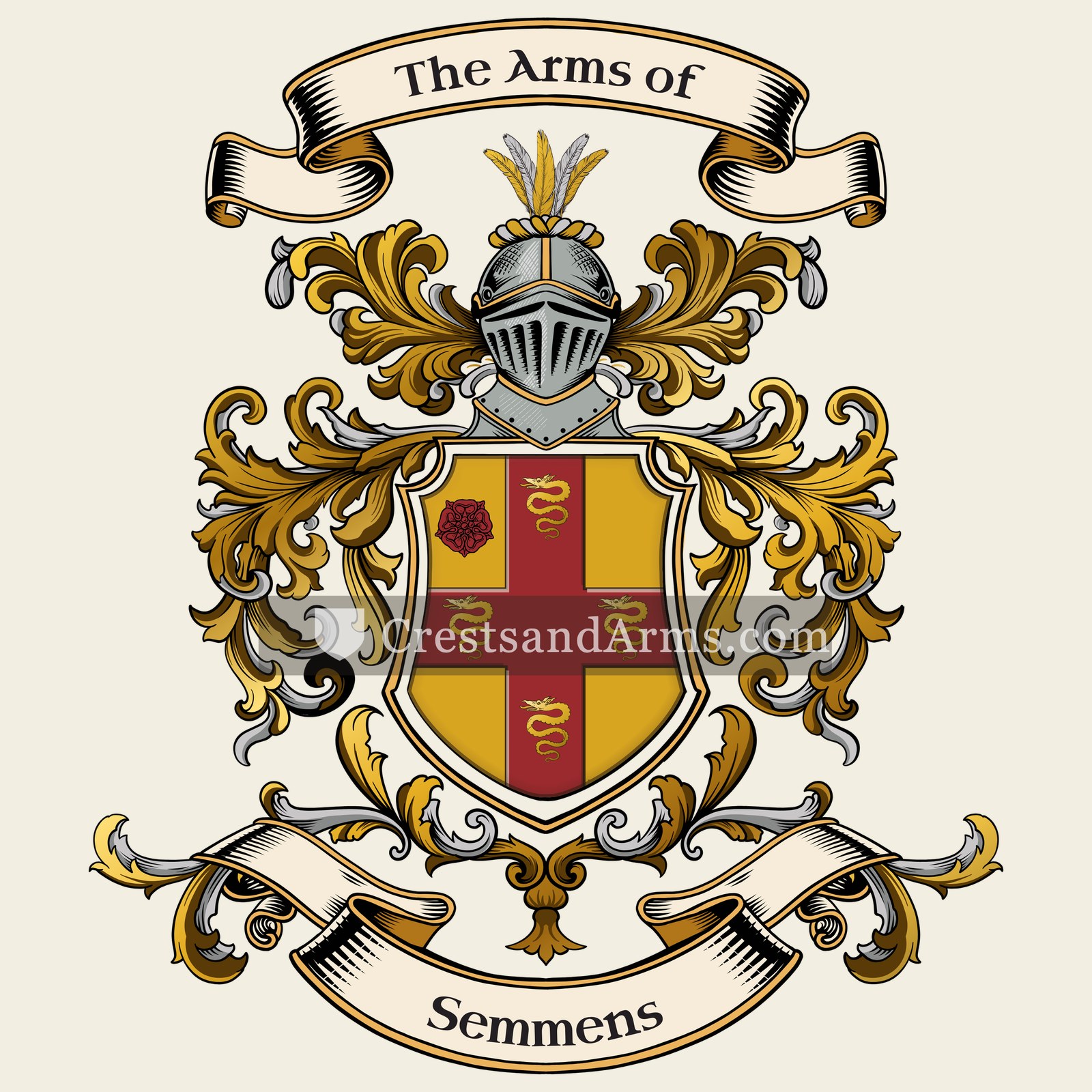The Semmens coat of arms