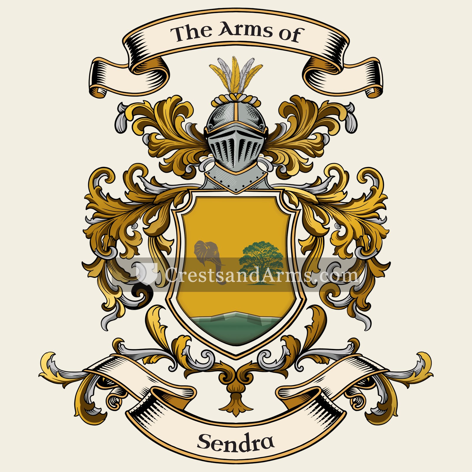 The Sendra coat of arms