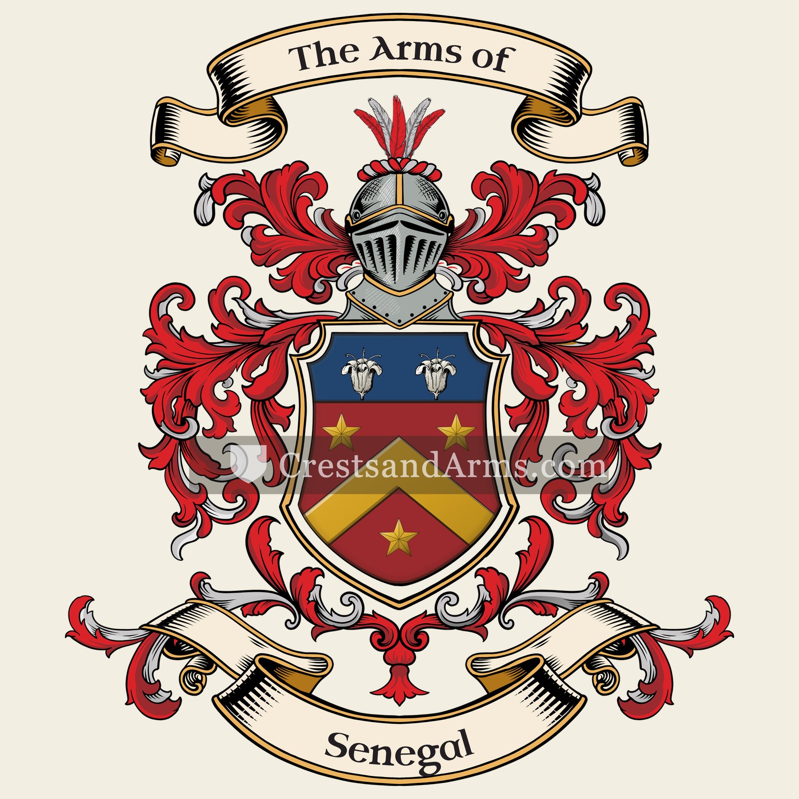 The Senegal coat of arms