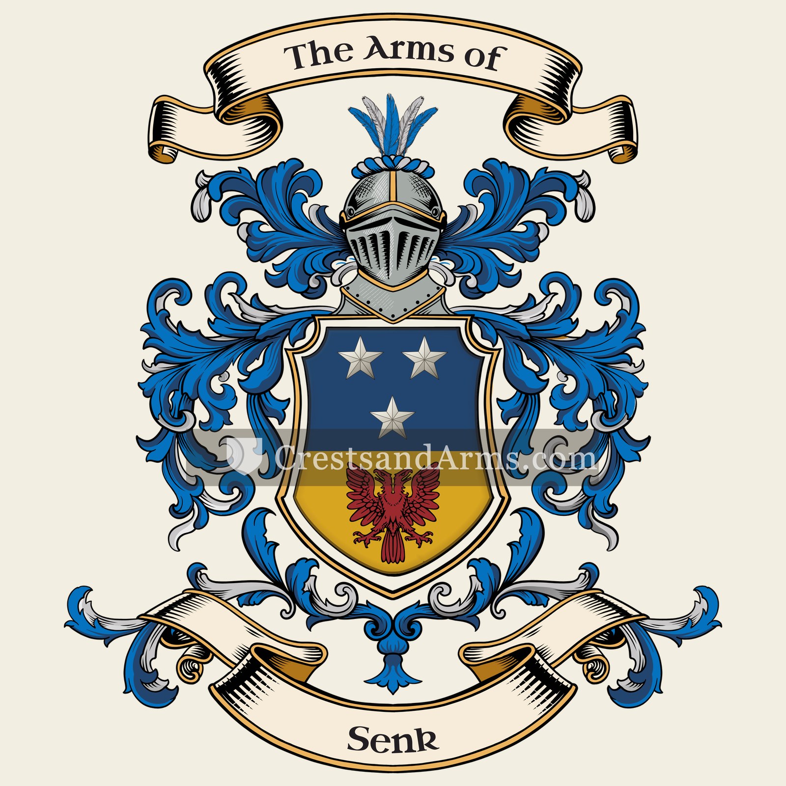 The Senk coat of arms
