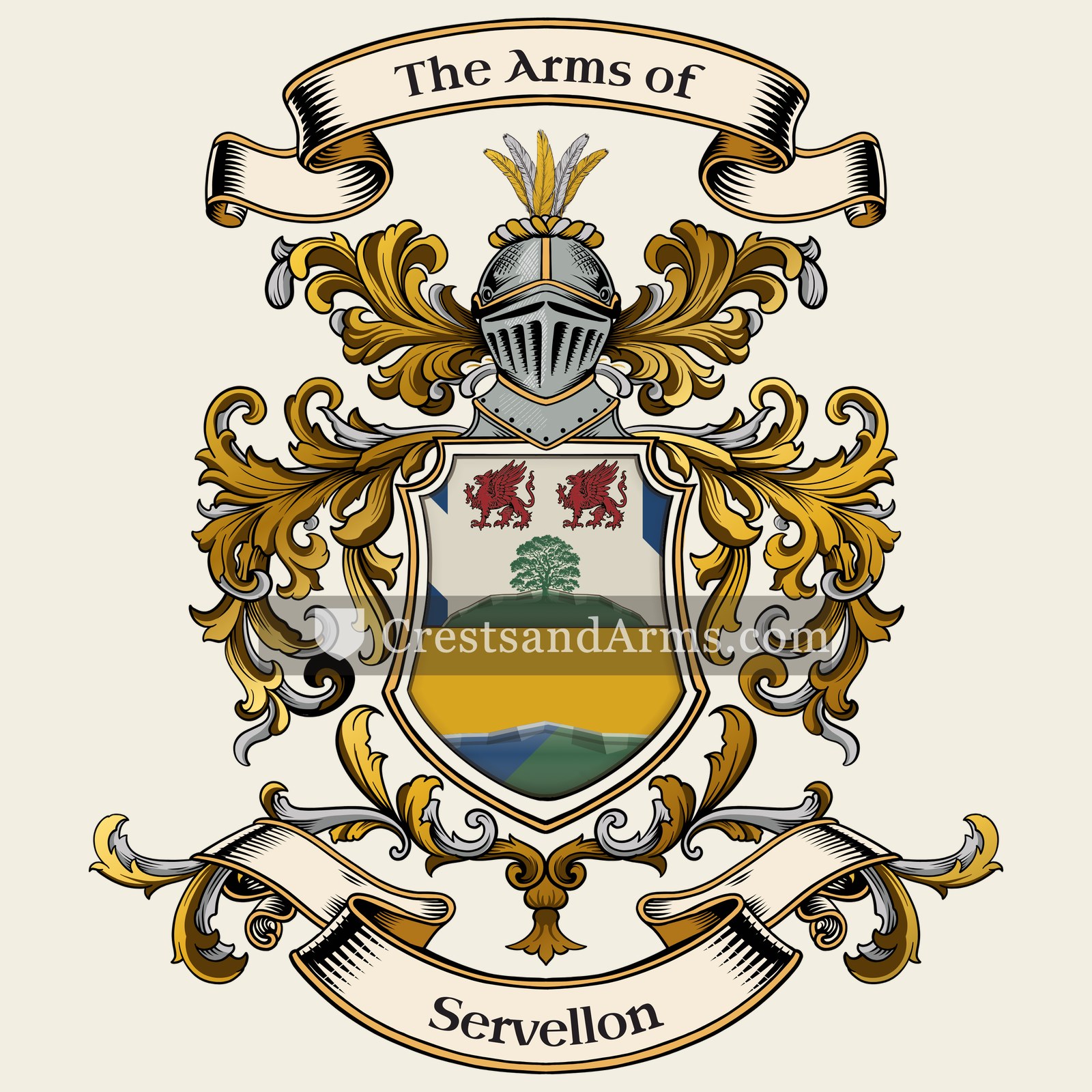 The Servellon coat of arms