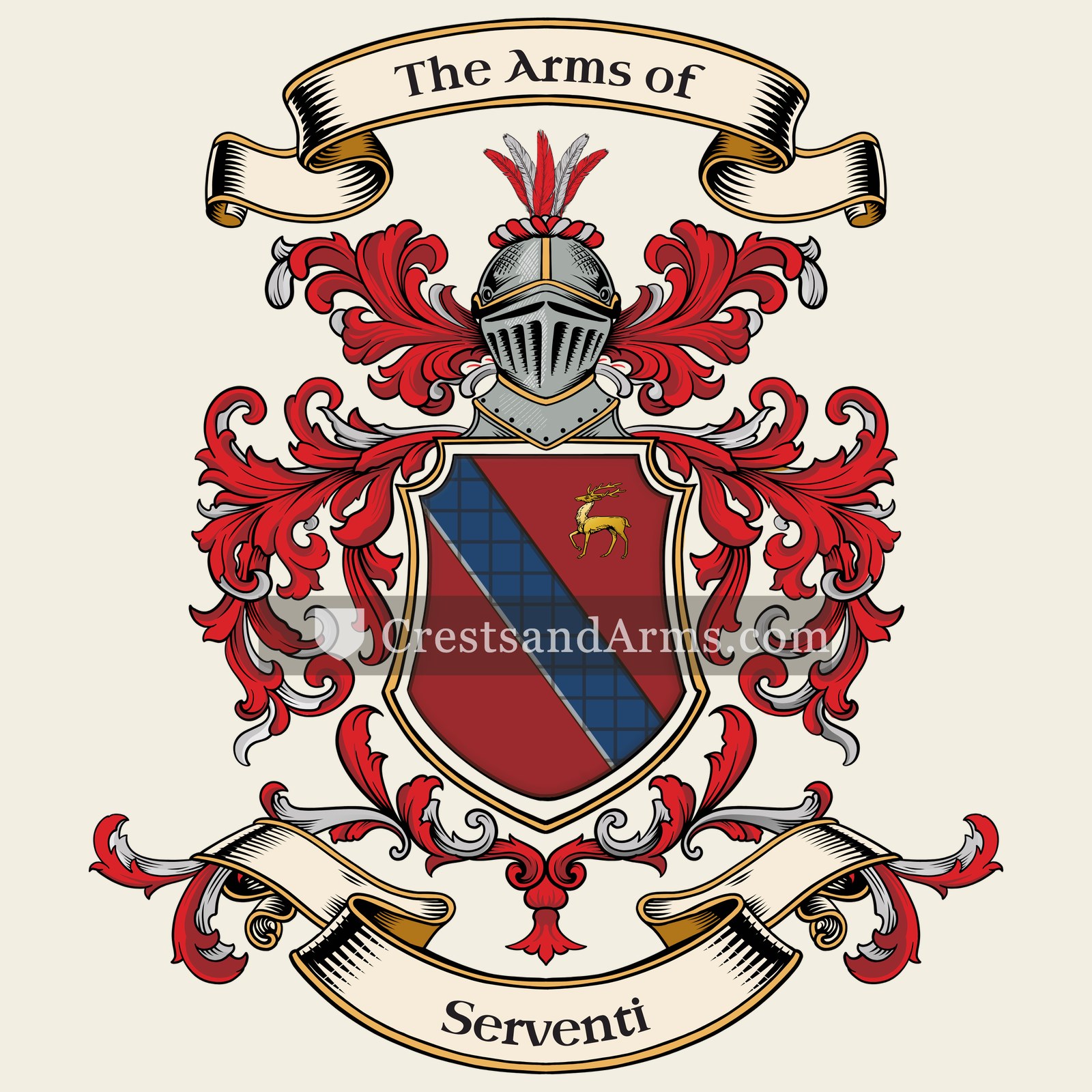 The Serventi coat of arms