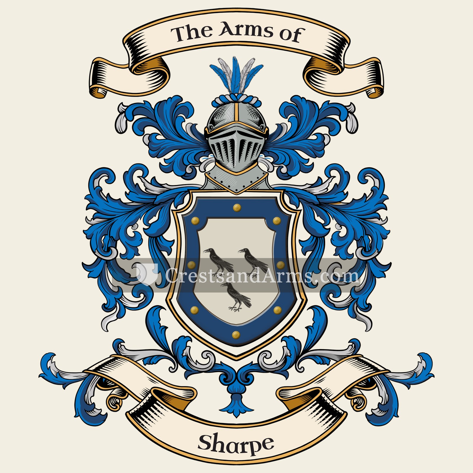 The Sharpe coat of arms