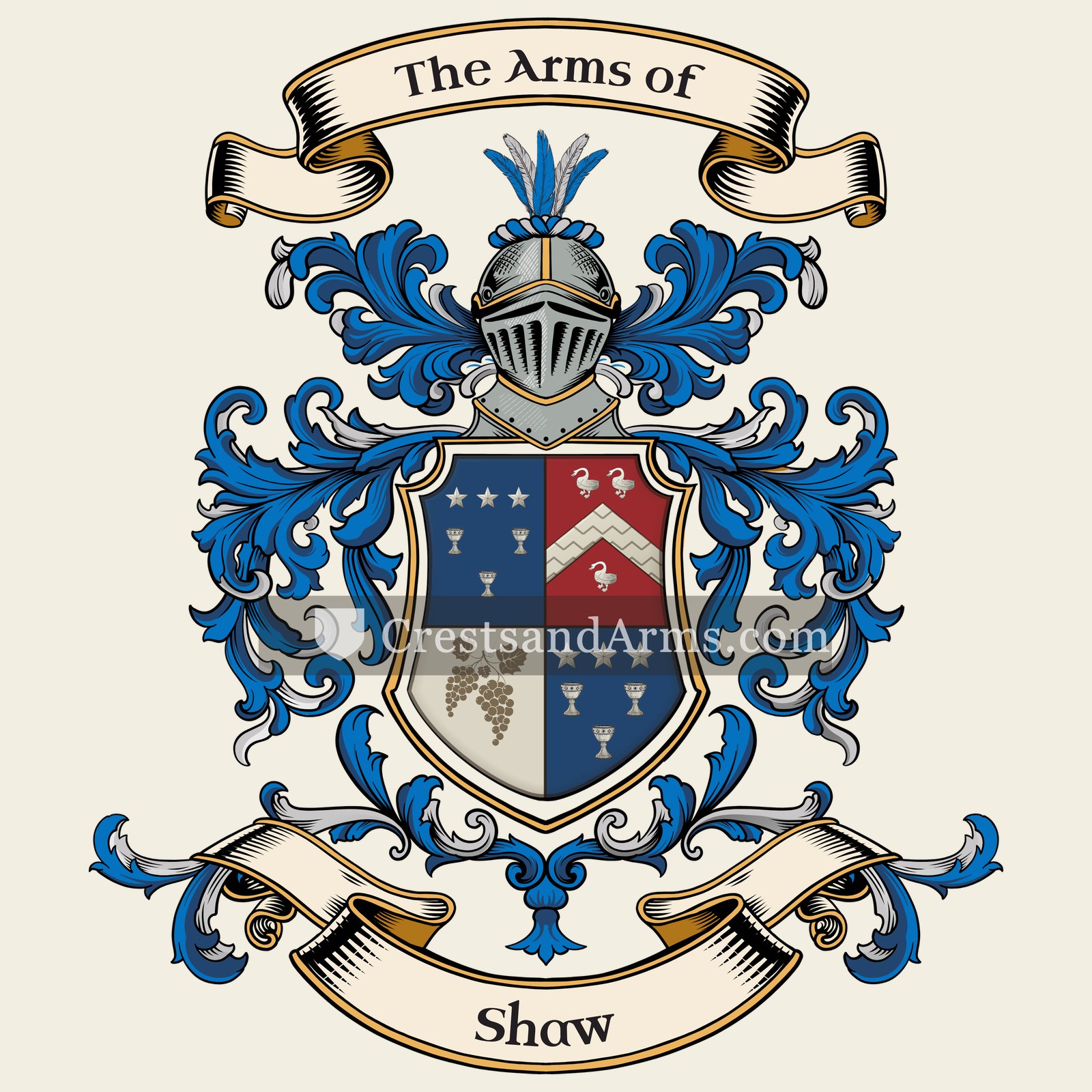 The Shaw coat of arms