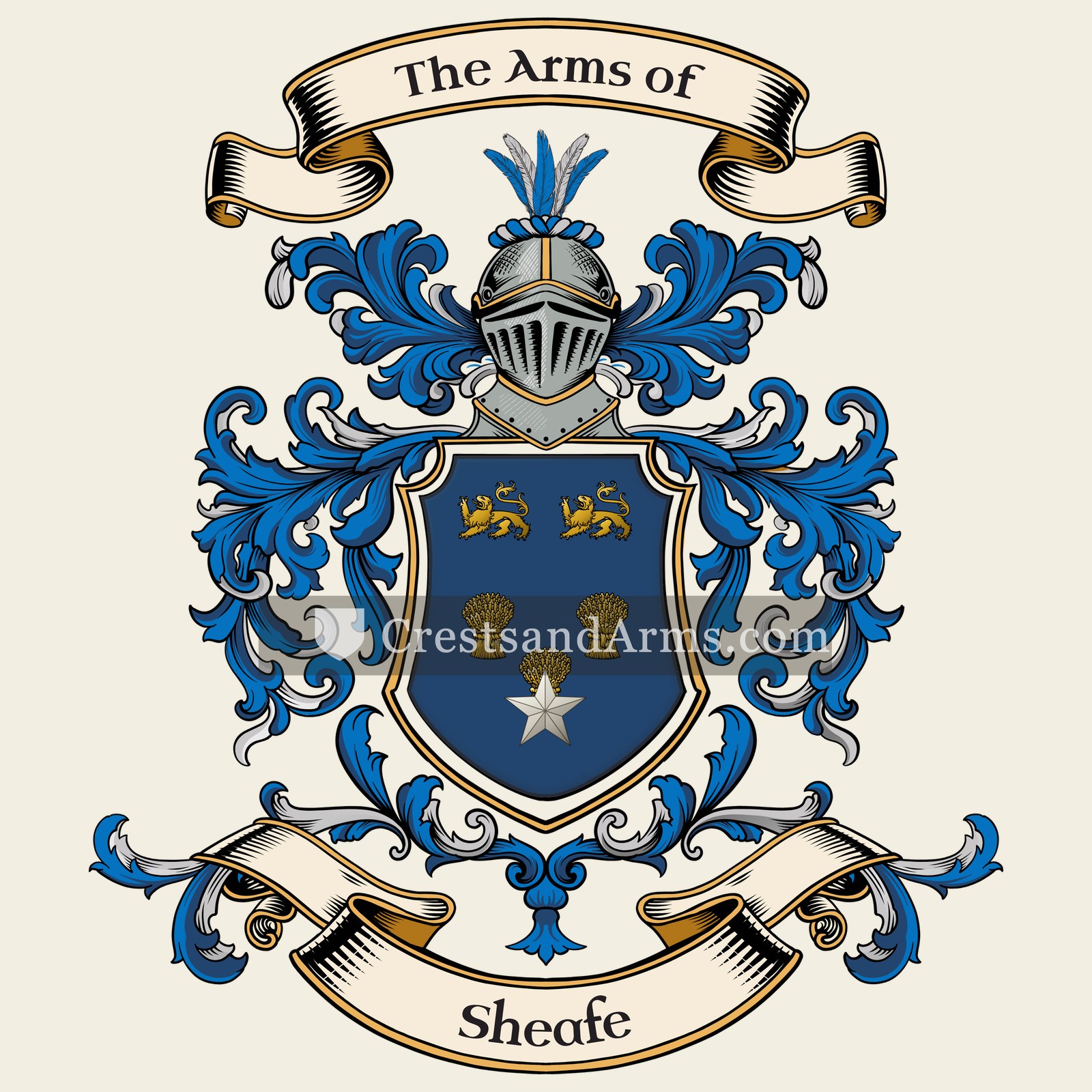 The Sheafe coat of arms