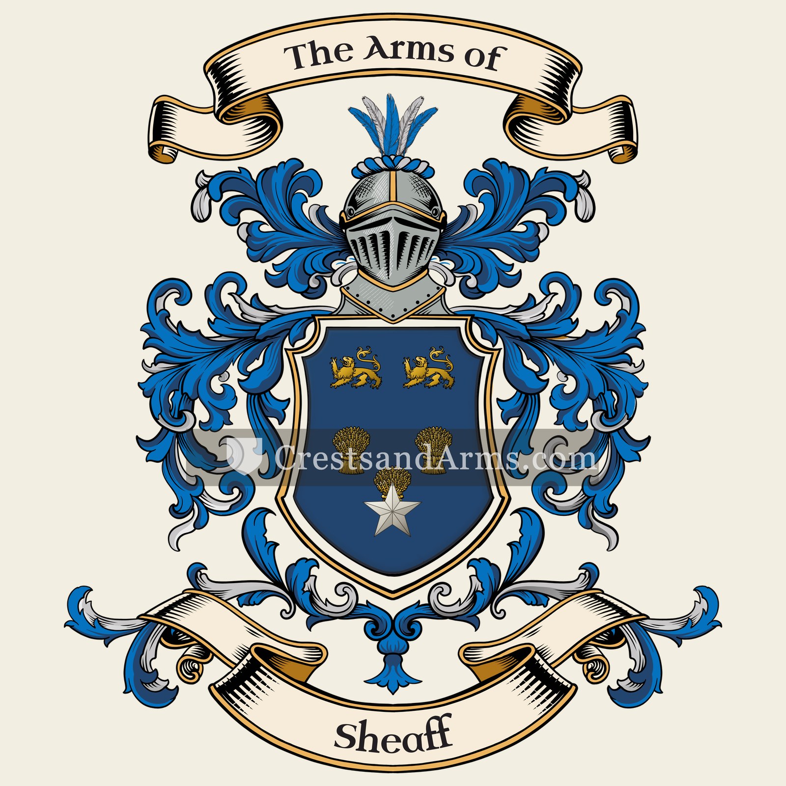 The Sheaff coat of arms