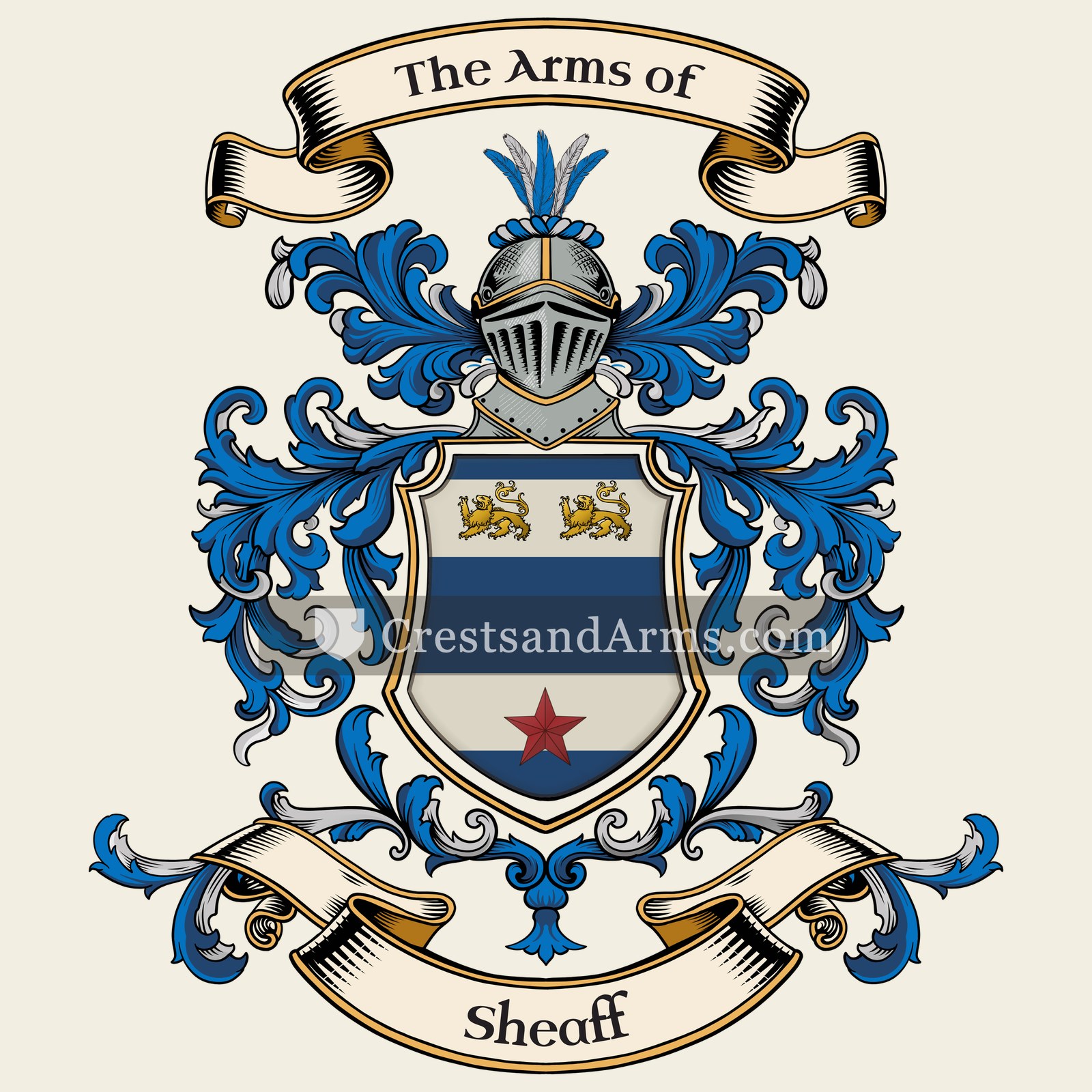 The Sheaff coat of arms