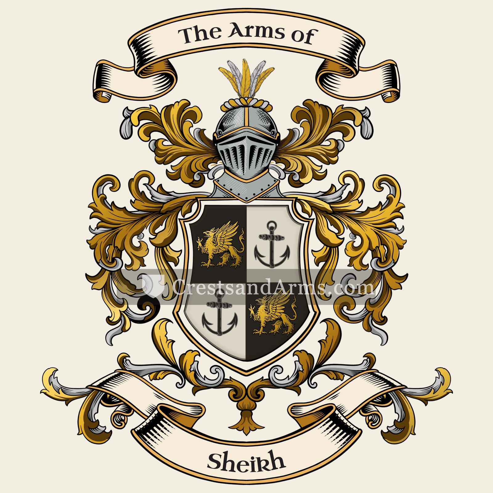 The Sheikh coat of arms