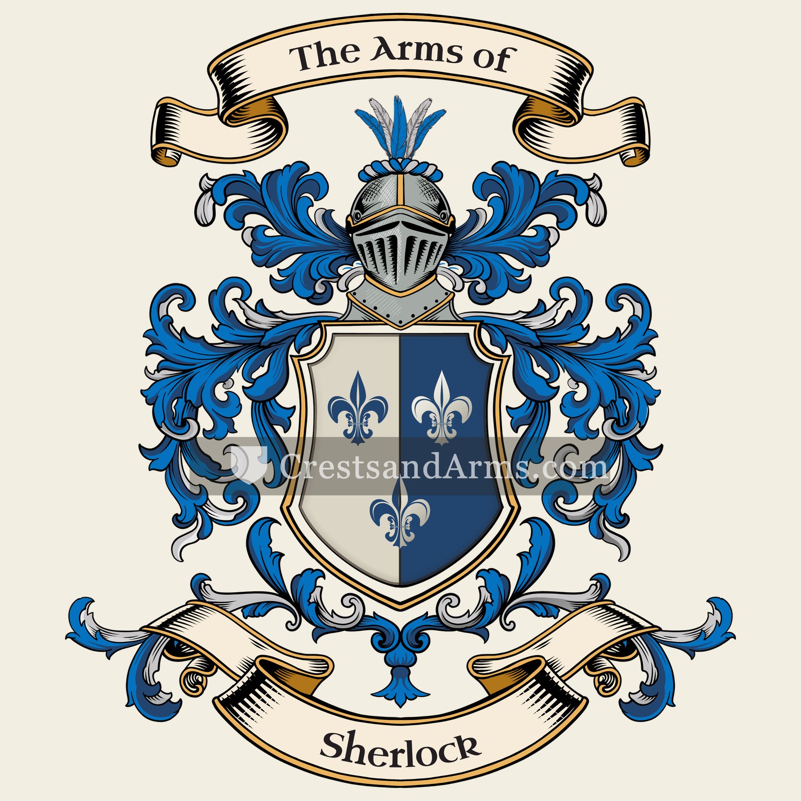 The Sherlock coat of arms