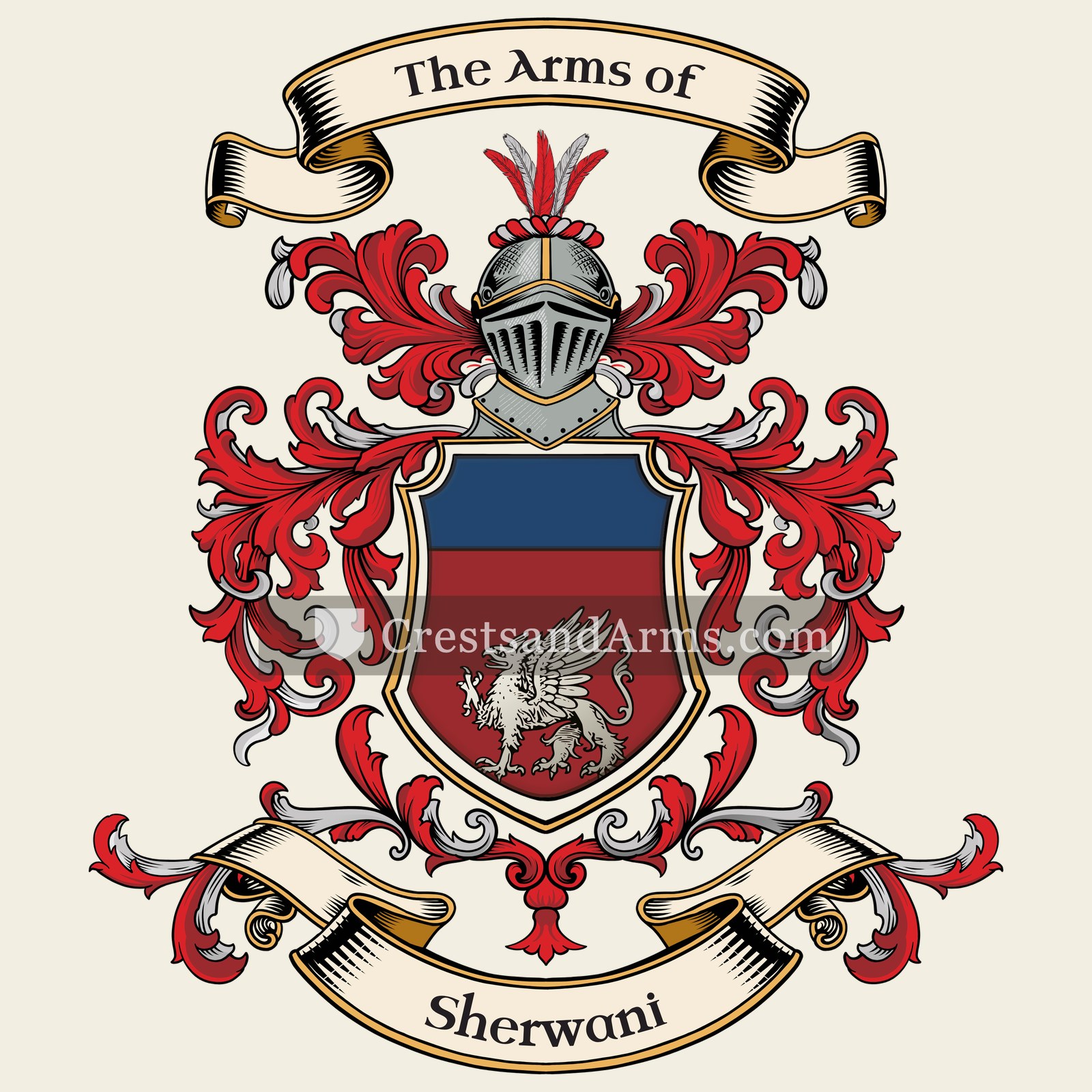 The Sherwani coat of arms