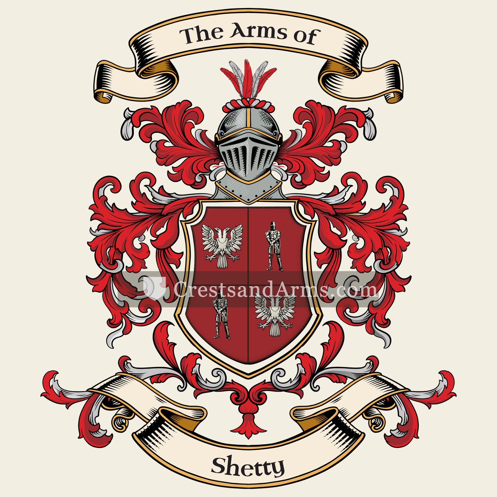 The Shetty coat of arms