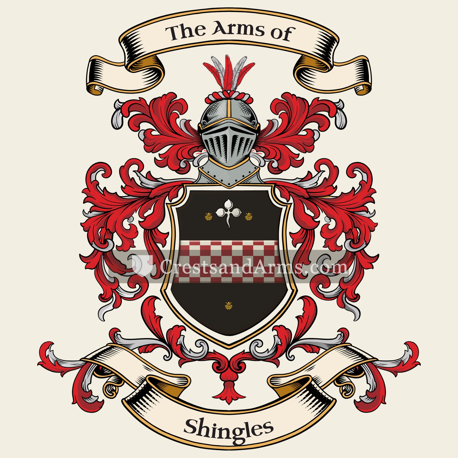 The Shingles coat of arms