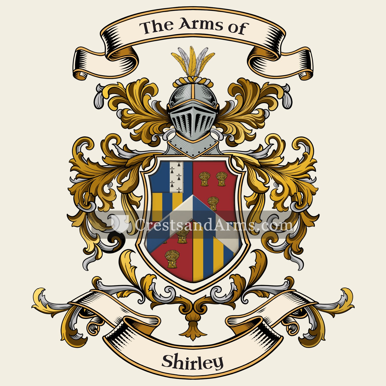 The Shirley coat of arms