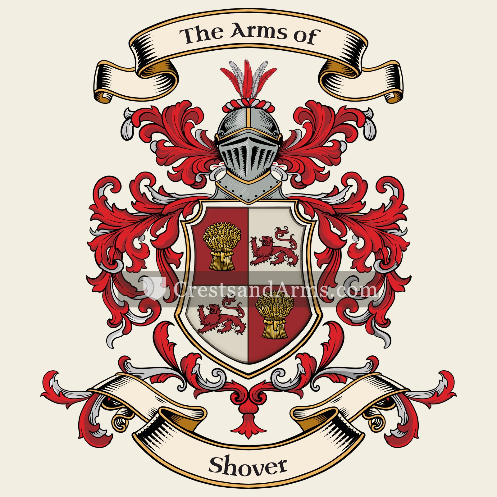 The Shover coat of arms