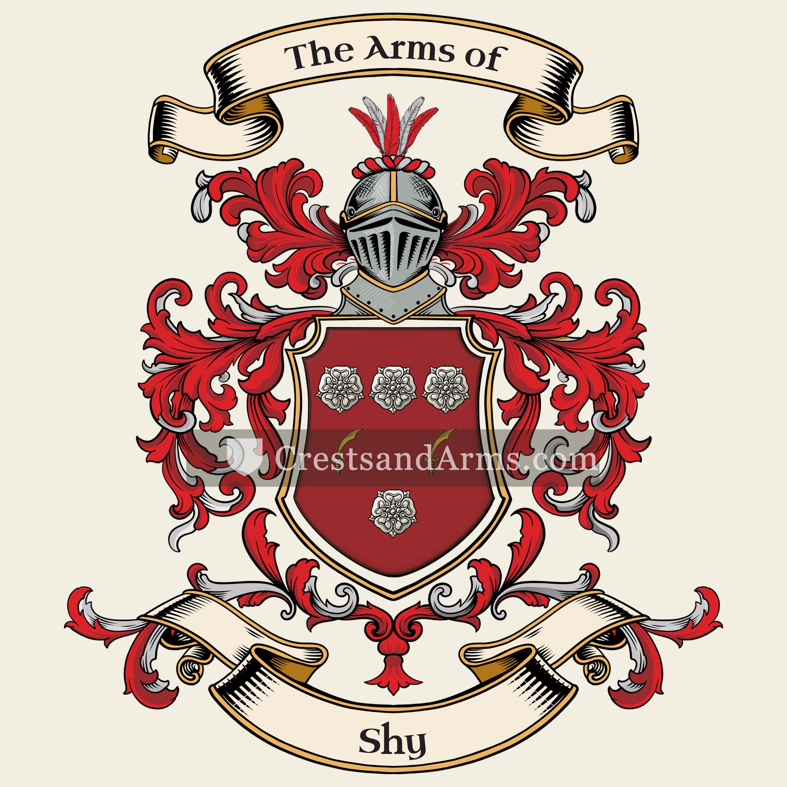 The Shy coat of arms