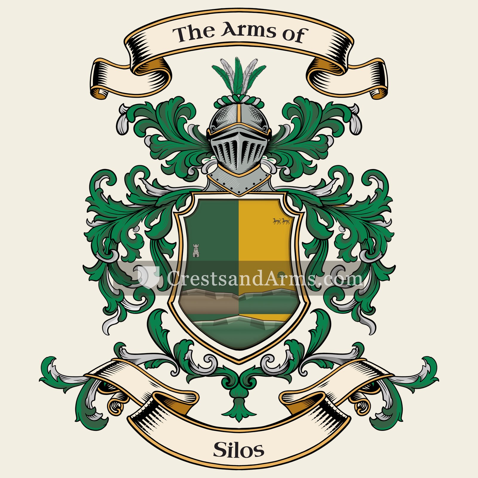 The Silos coat of arms