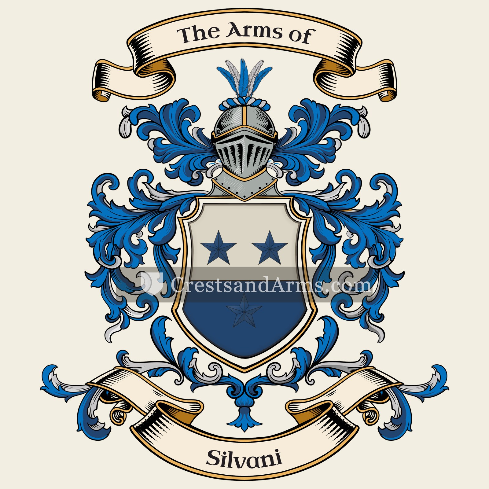The Silvani coat of arms