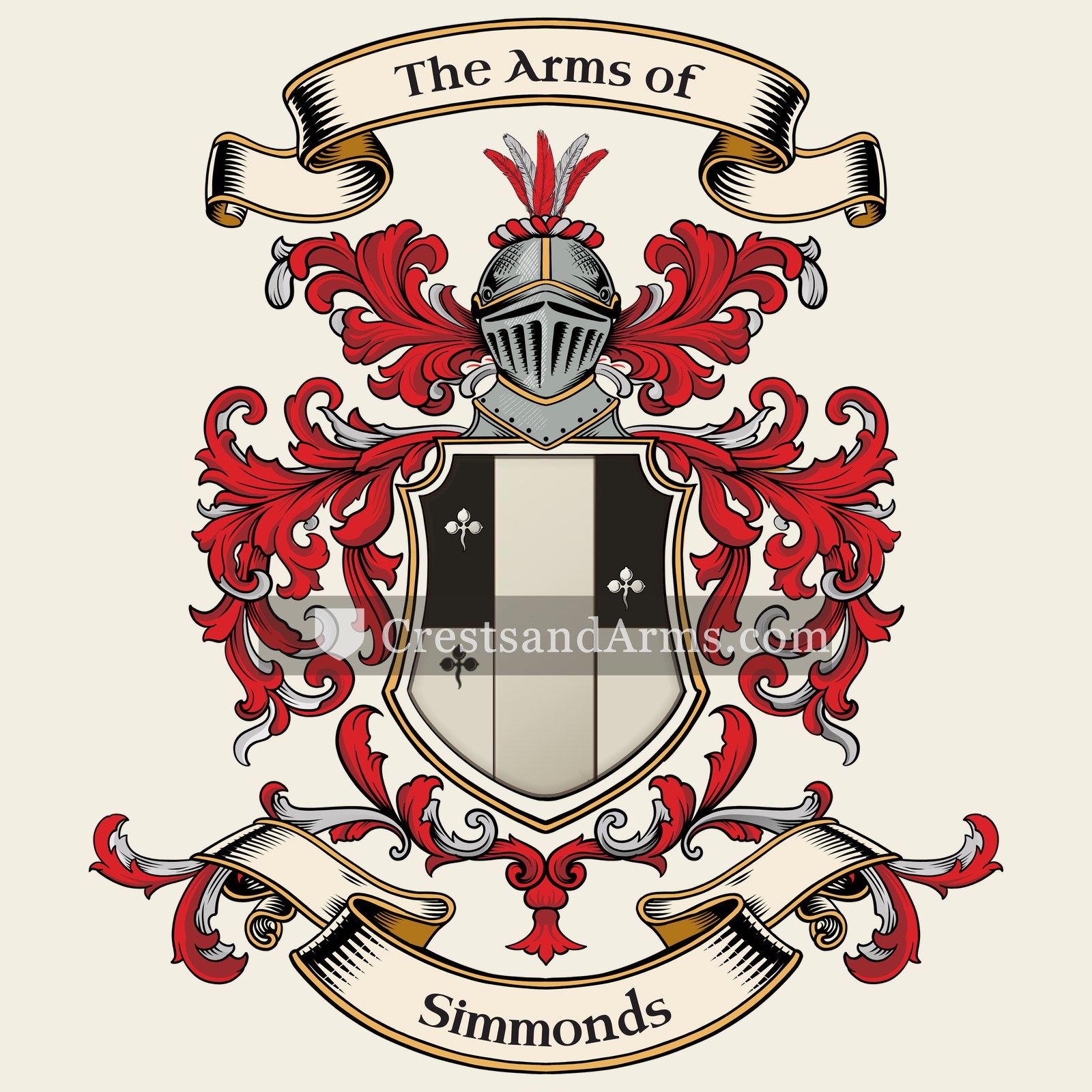 The Simmonds coat of arms
