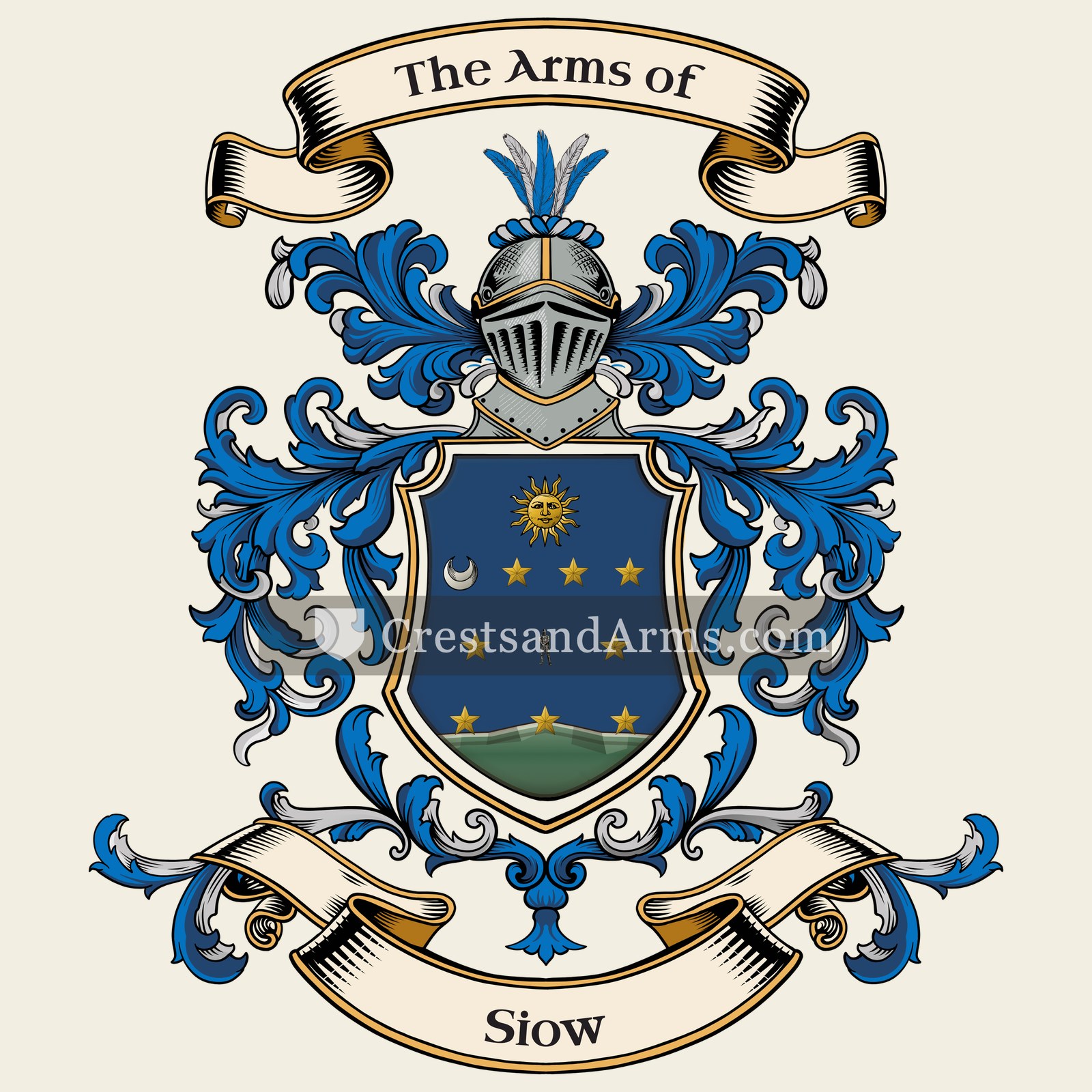 The Siow coat of arms