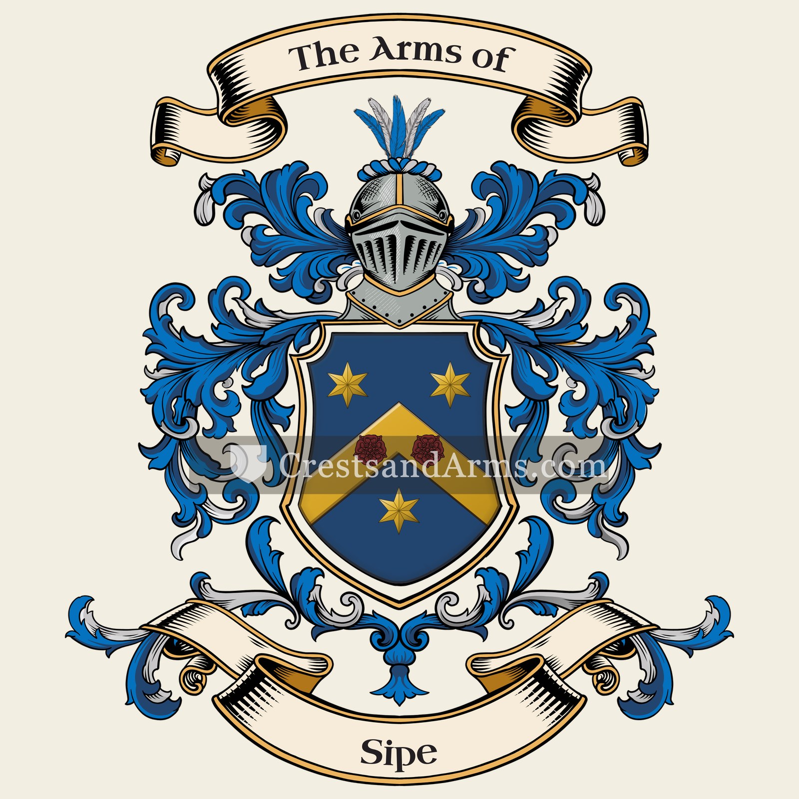 The Sipe coat of arms