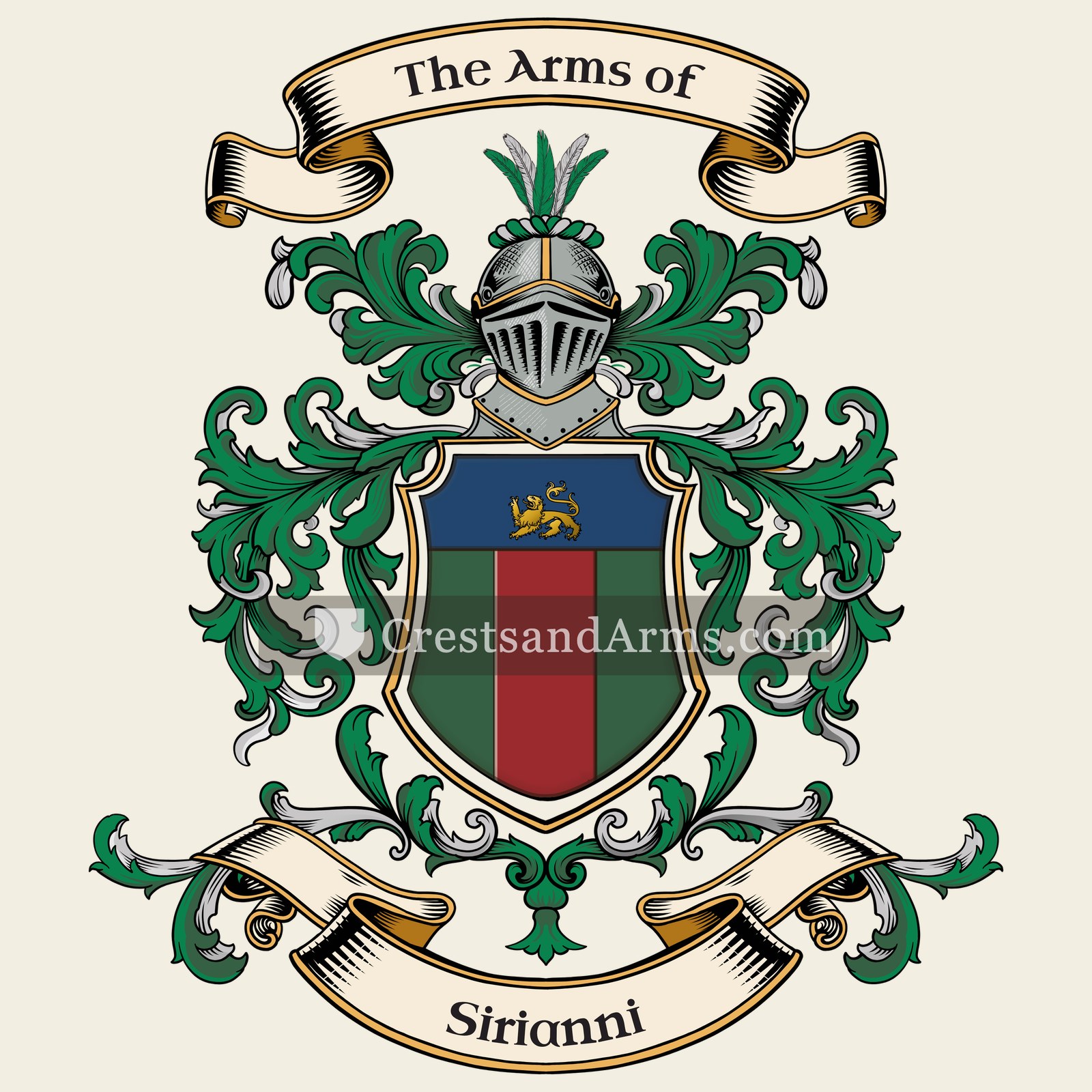 The Sirianni coat of arms