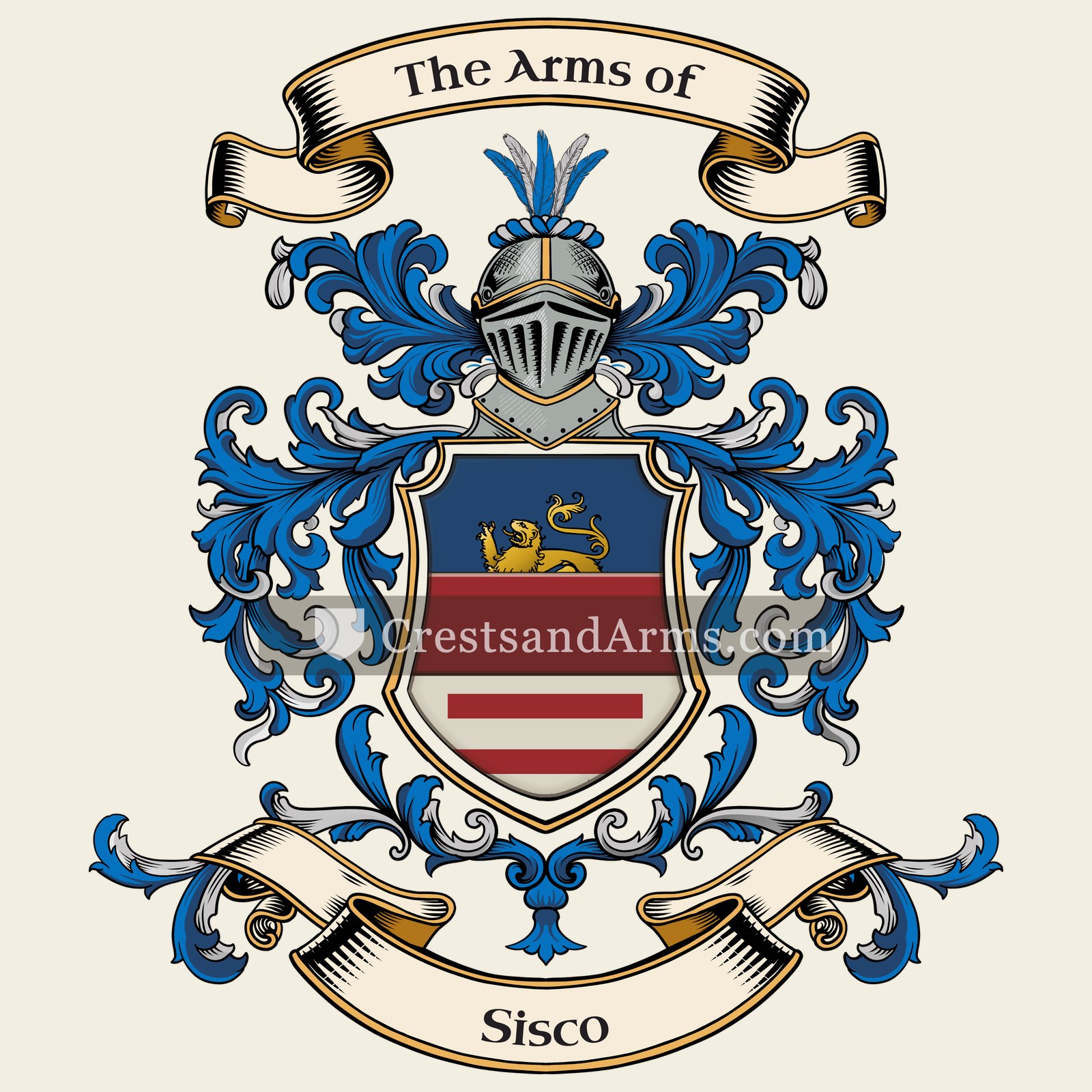 The Sisco coat of arms