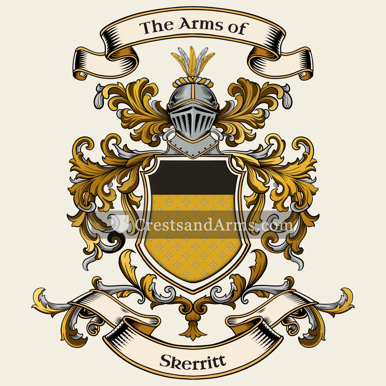 The Skerritt coat of arms
