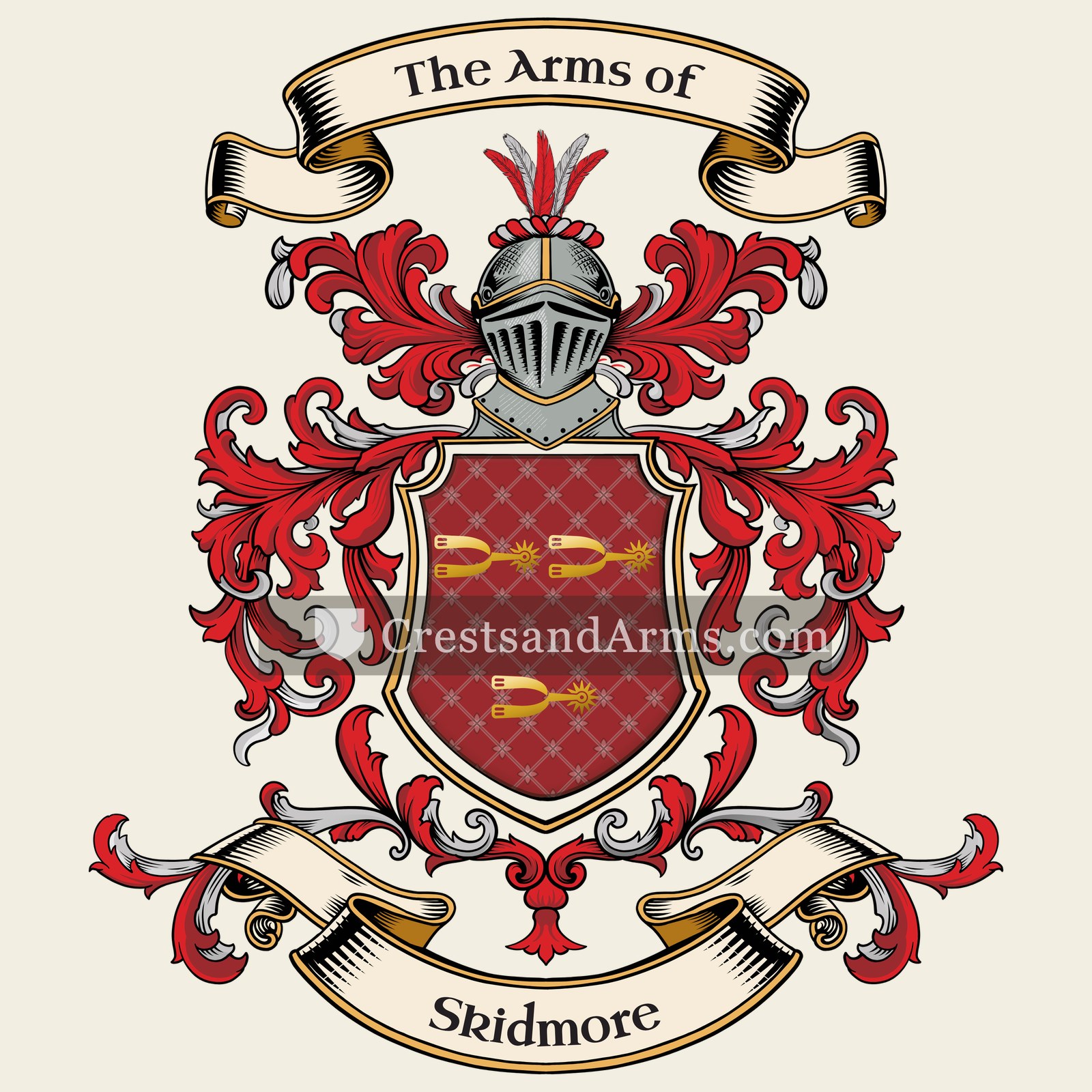 The Skidmore coat of arms