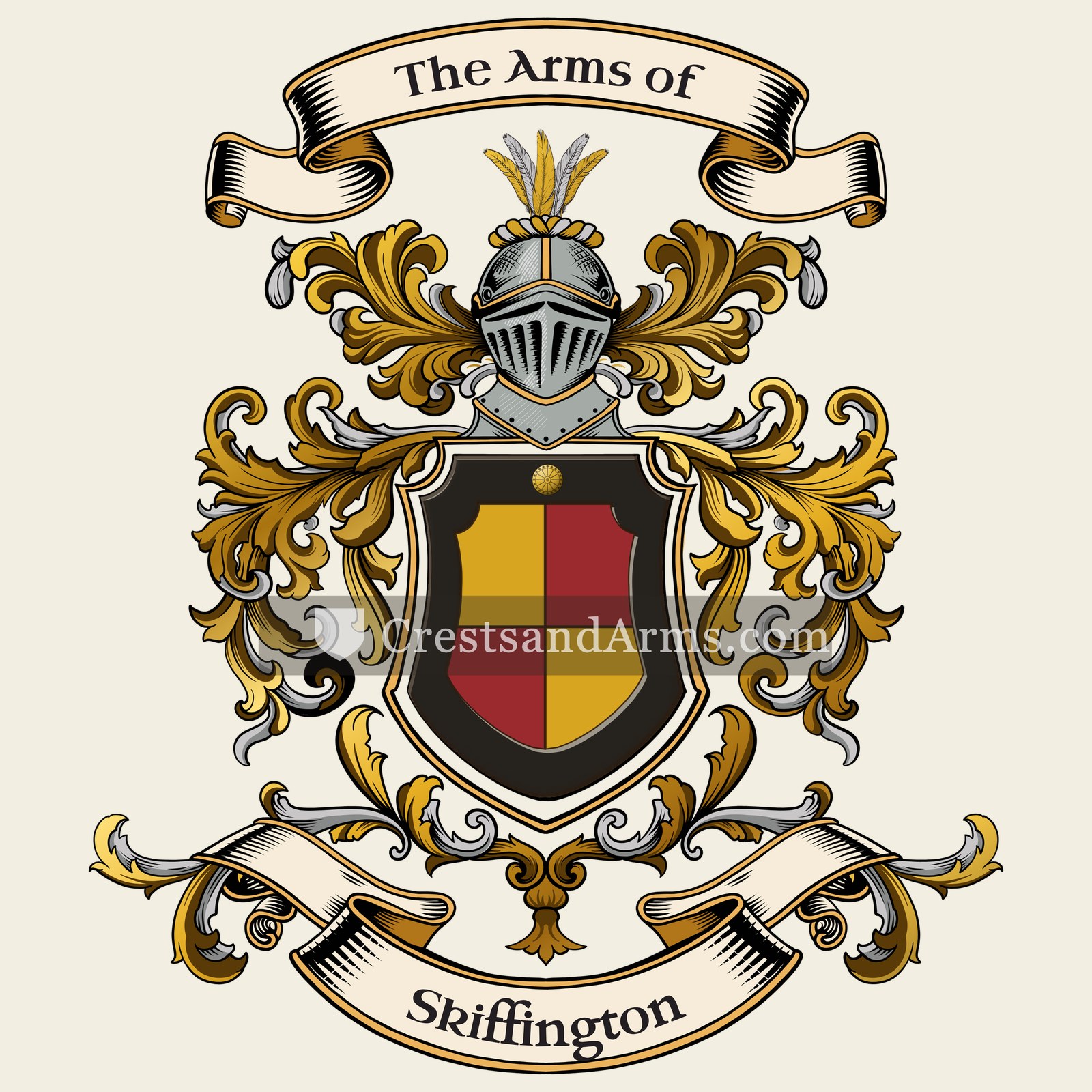 The Skiffington coat of arms