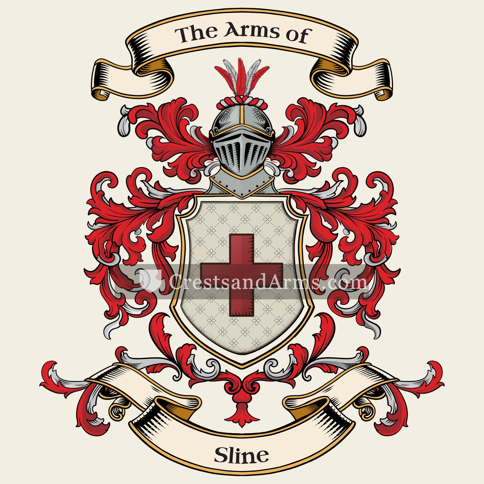 The Sline coat of arms