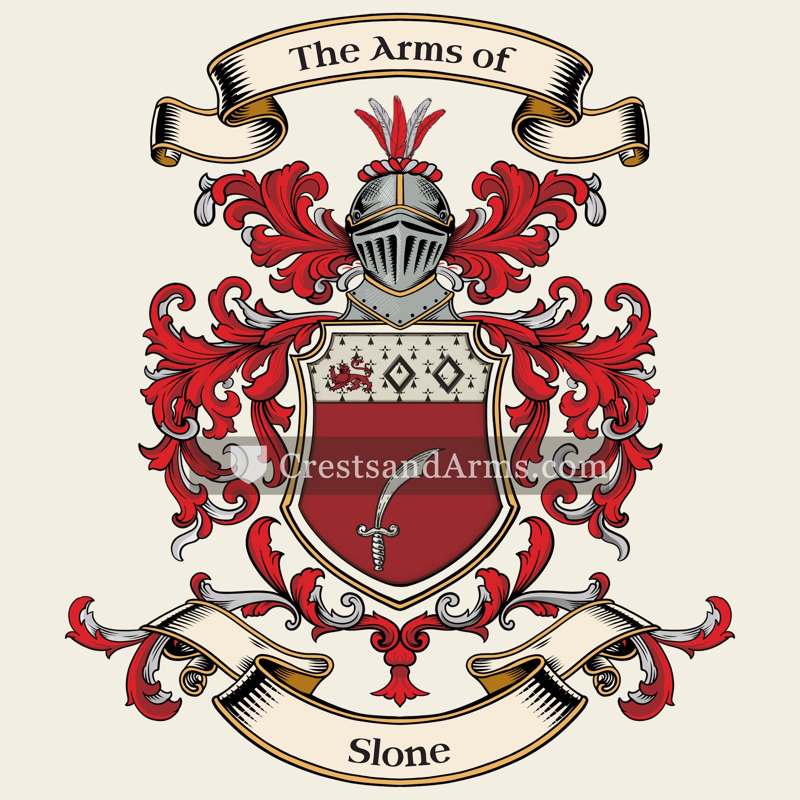 The Slone coat of arms