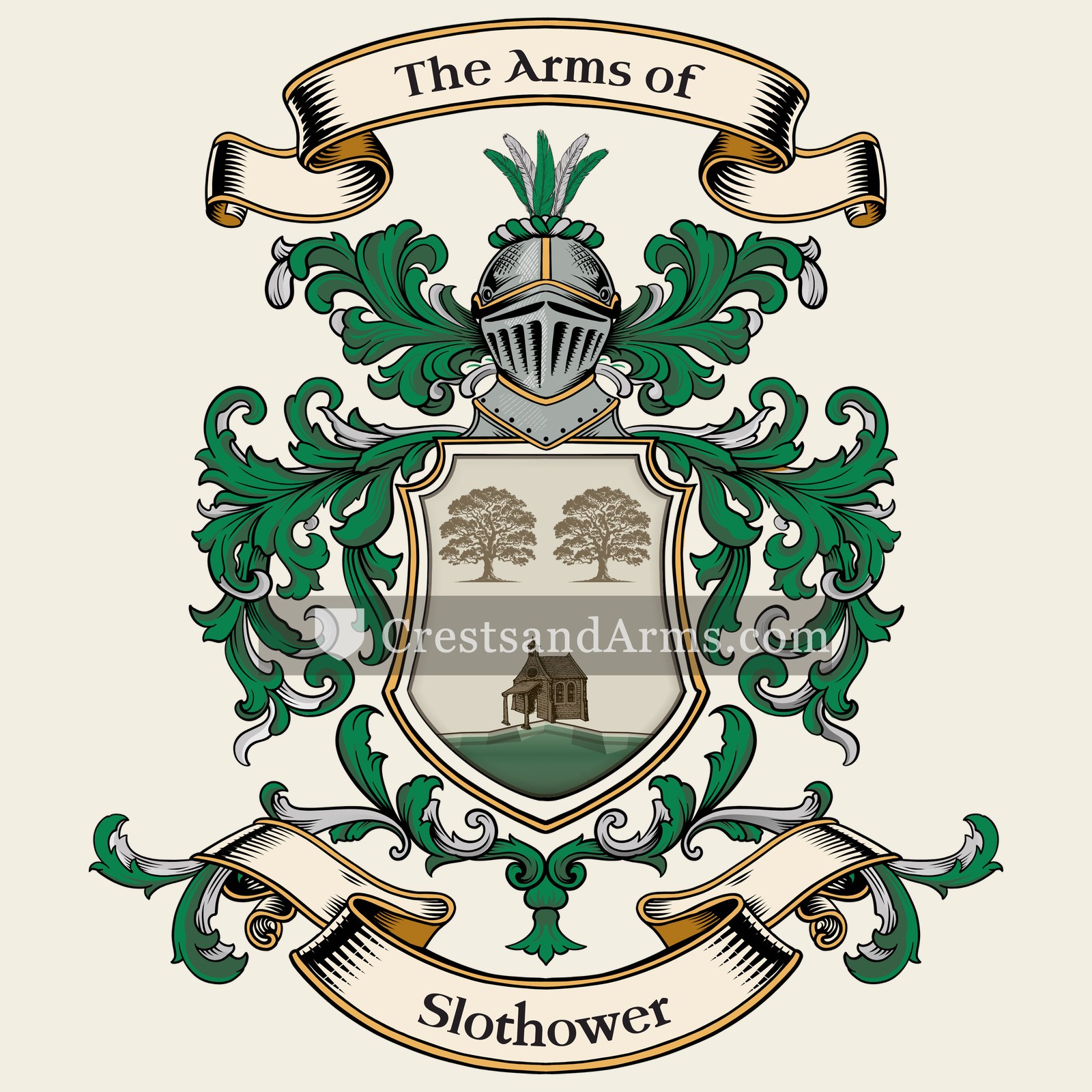 The Slothower coat of arms