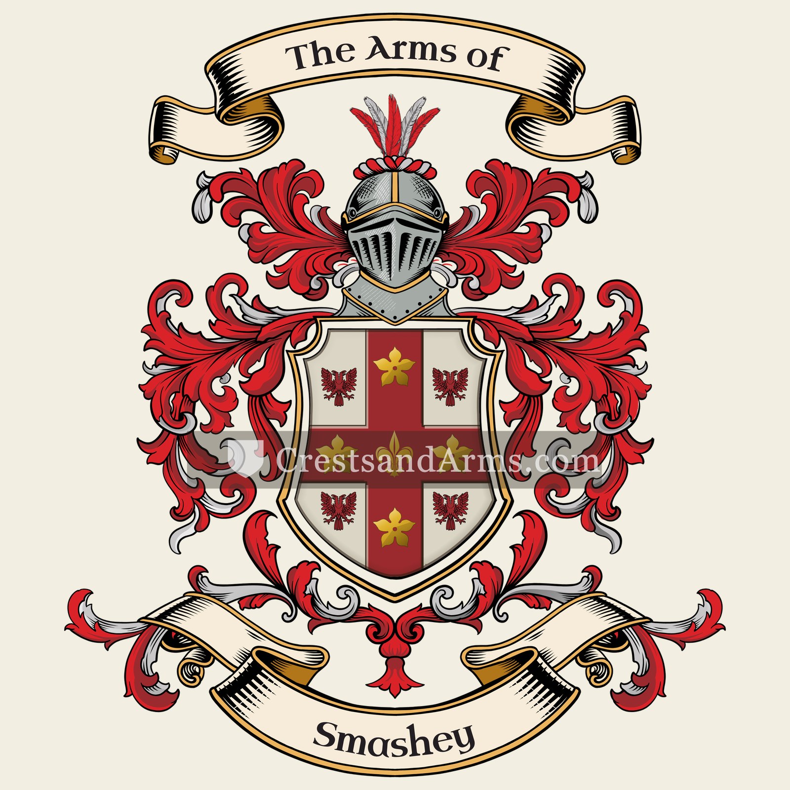 The Smashey coat of arms