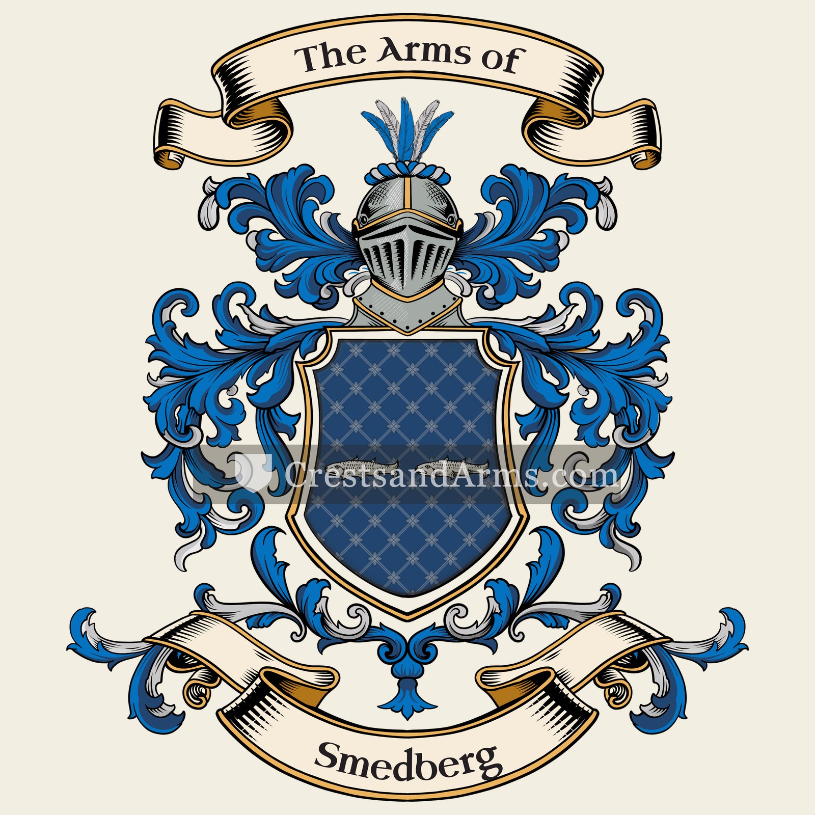 The Smedberg coat of arms