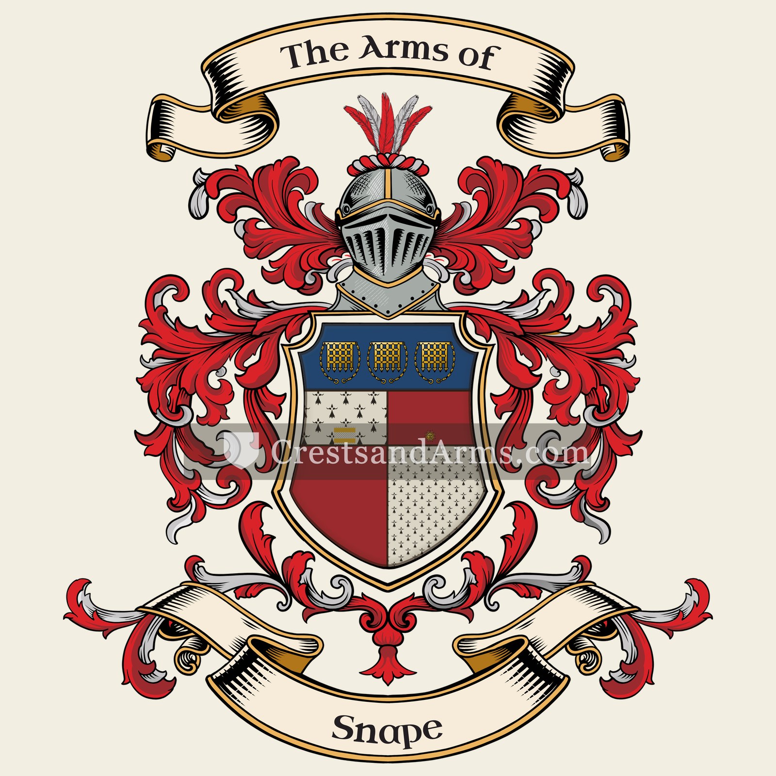 The Snape coat of arms